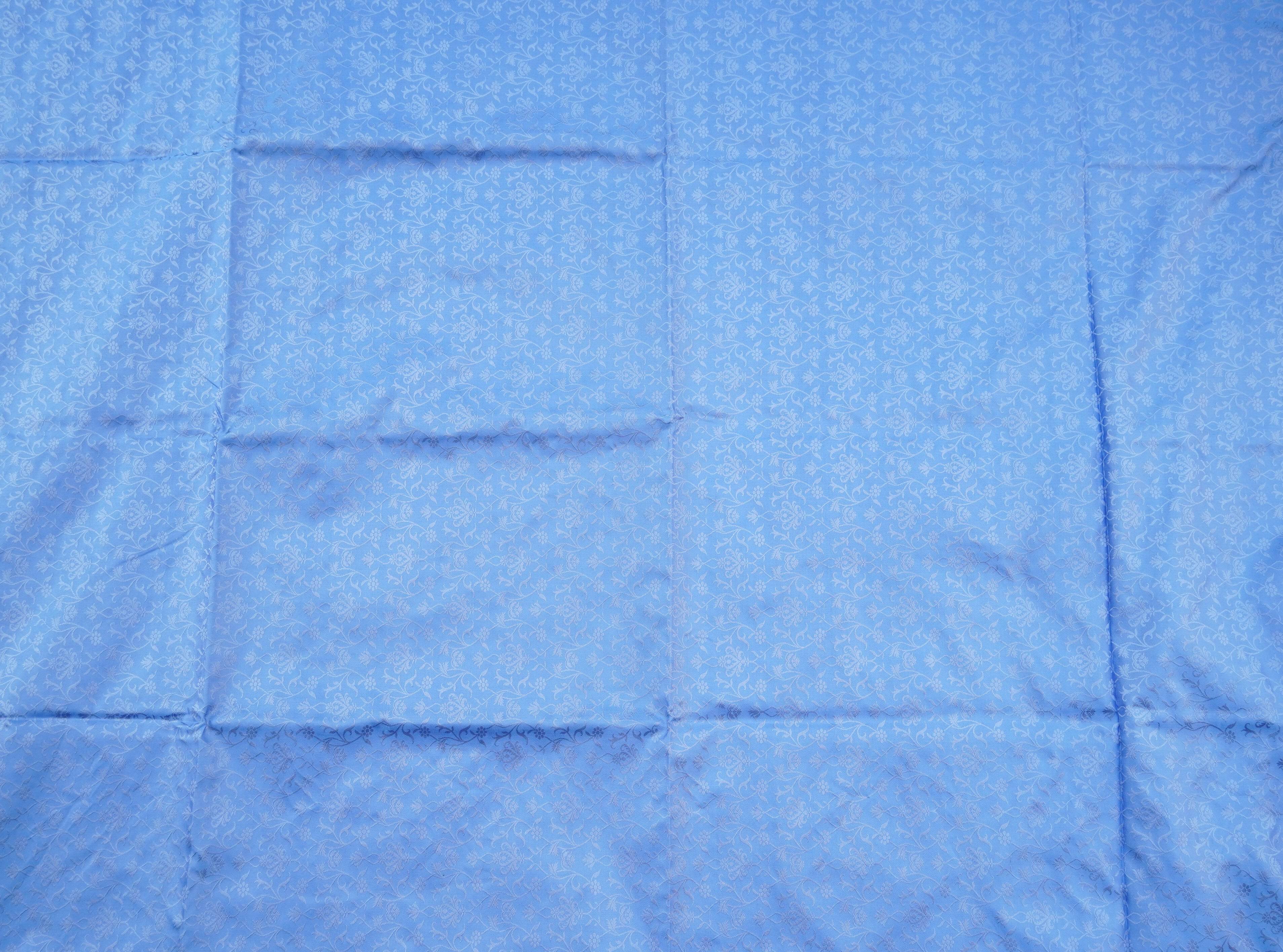Handwoven Katan Silk Banarasi Suit Fabric
