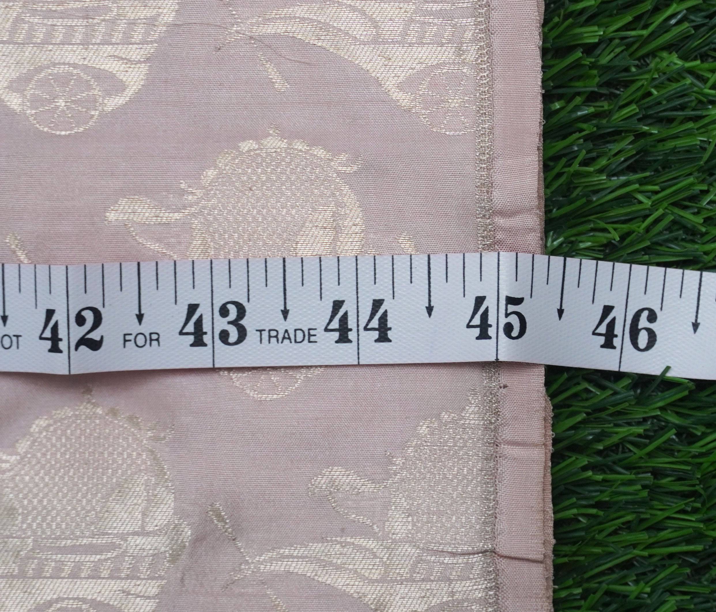Handwoven Pure Katan Silk Banarasi Haath Gaadi Fabric
