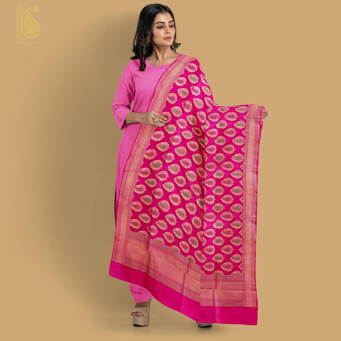 Banarasi Handloom Katan Silk Dupatta