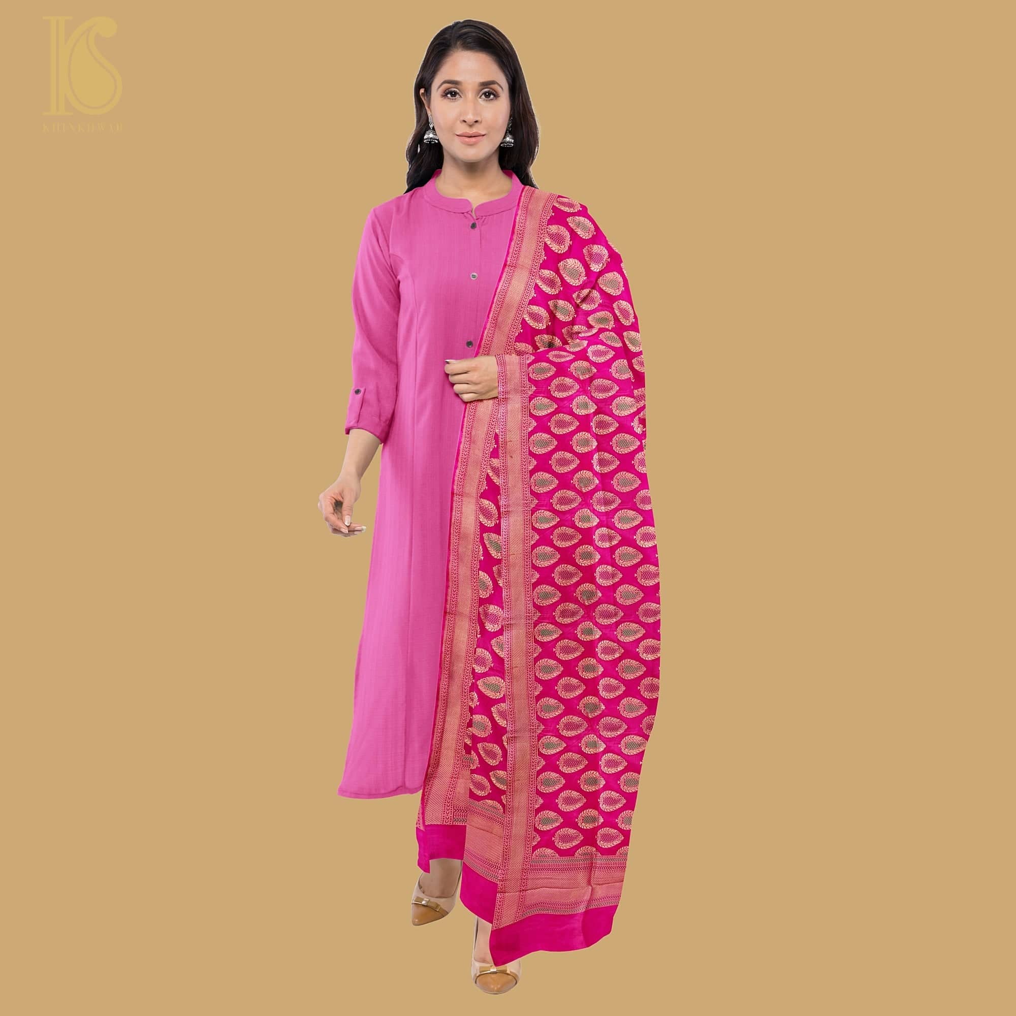 Banarasi Handloom Katan Silk Dupatta