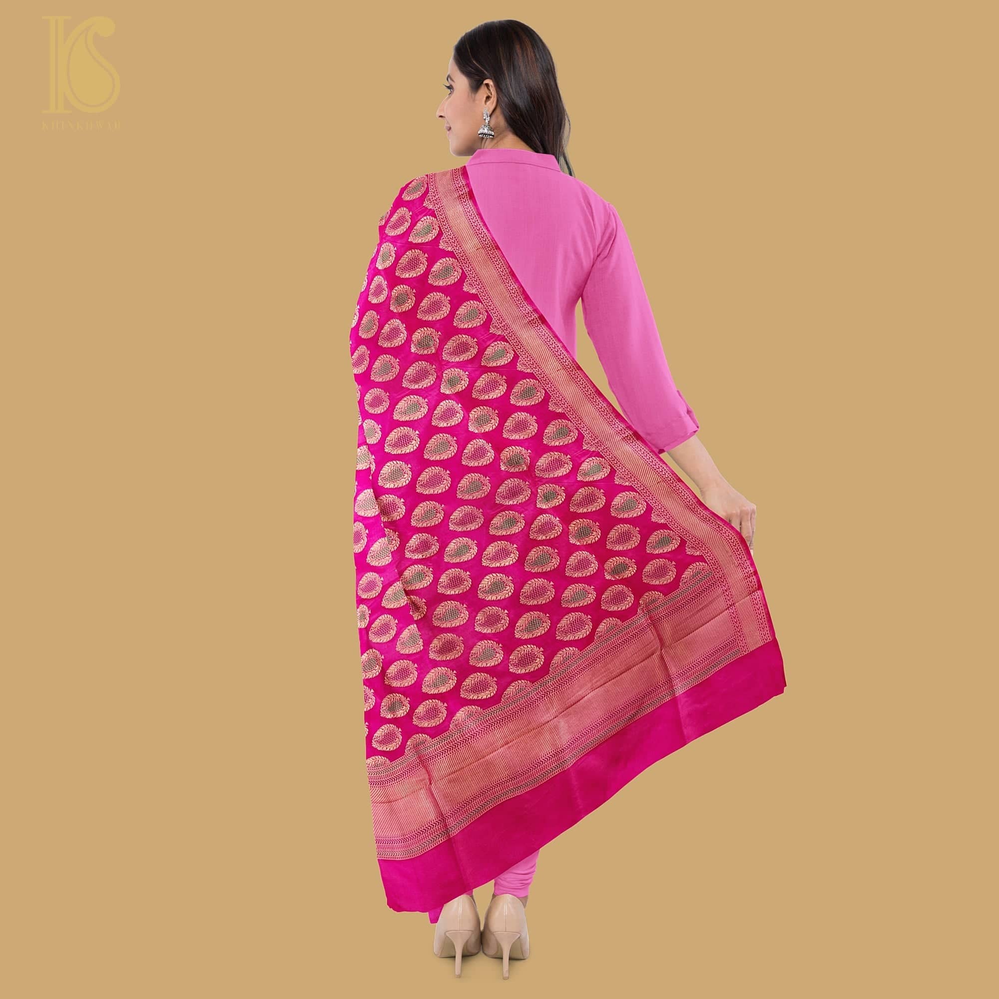Banarasi Handloom Katan Silk Dupatta