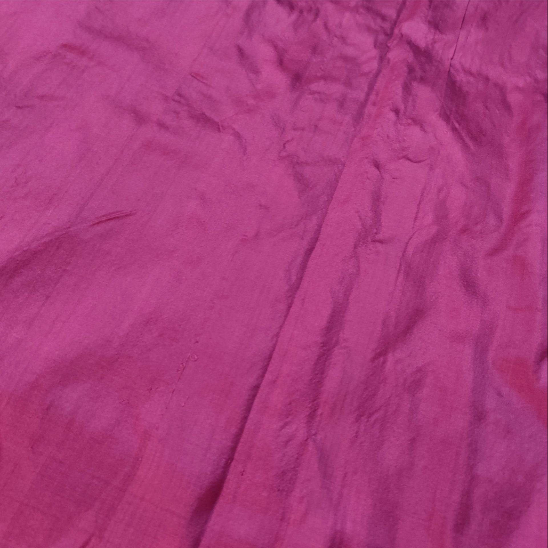 Magenta Pure Silk Handloom Banarasi 3 pcs Ensemble - Khinkhwab