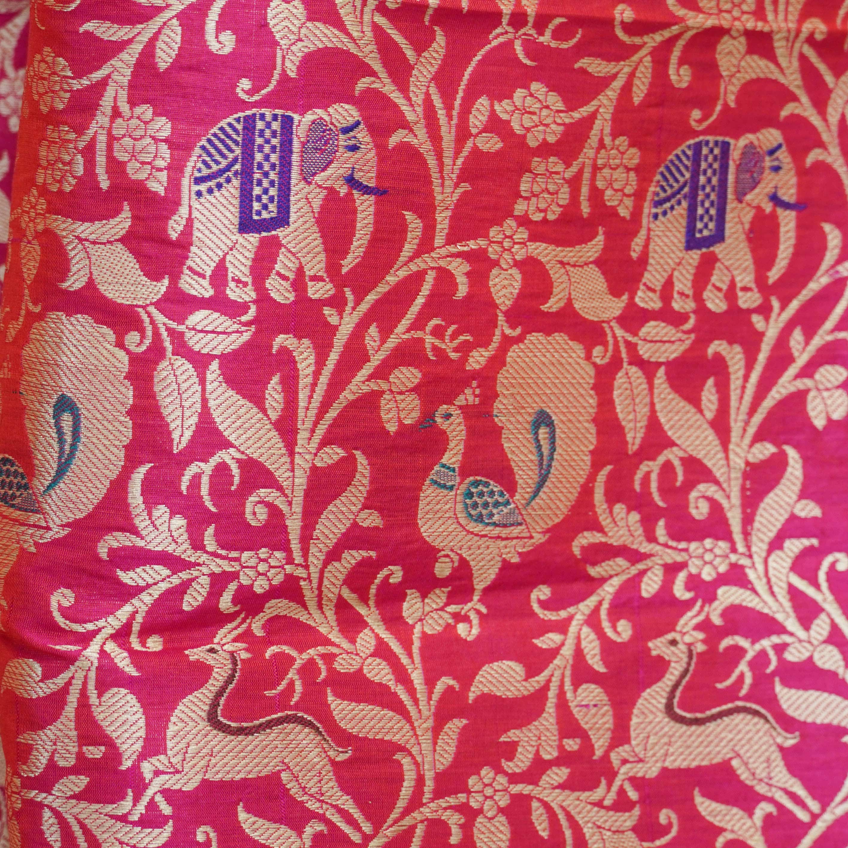 Handloom Banarasi Katan Silk Kalidar Vanrajni Lehenga