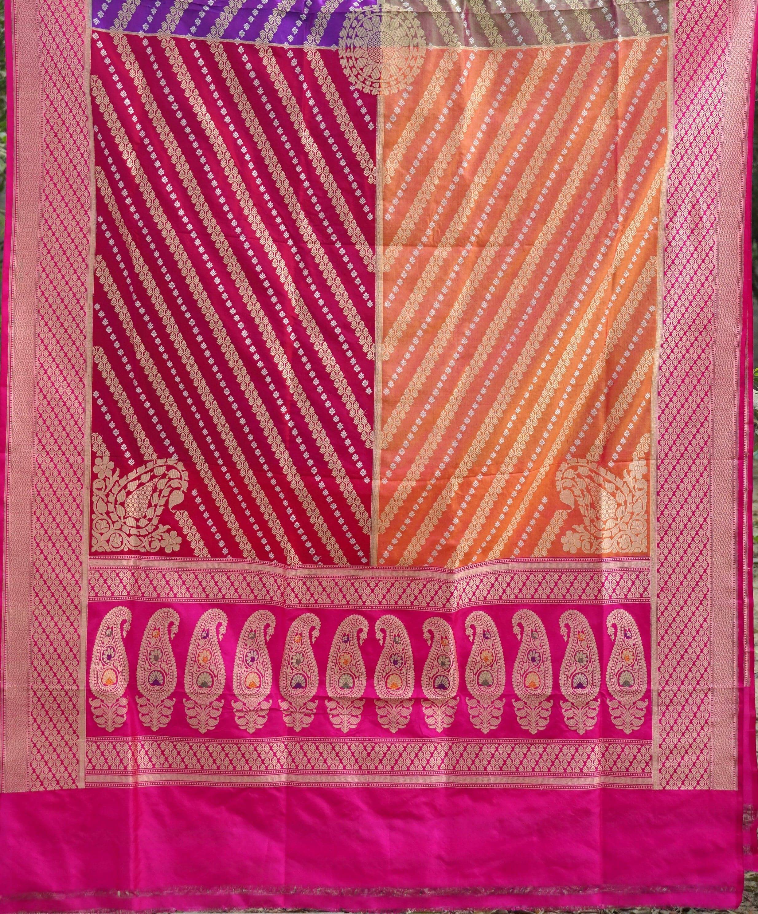 Handloom Banarasi Rangkat Silk Dupatta