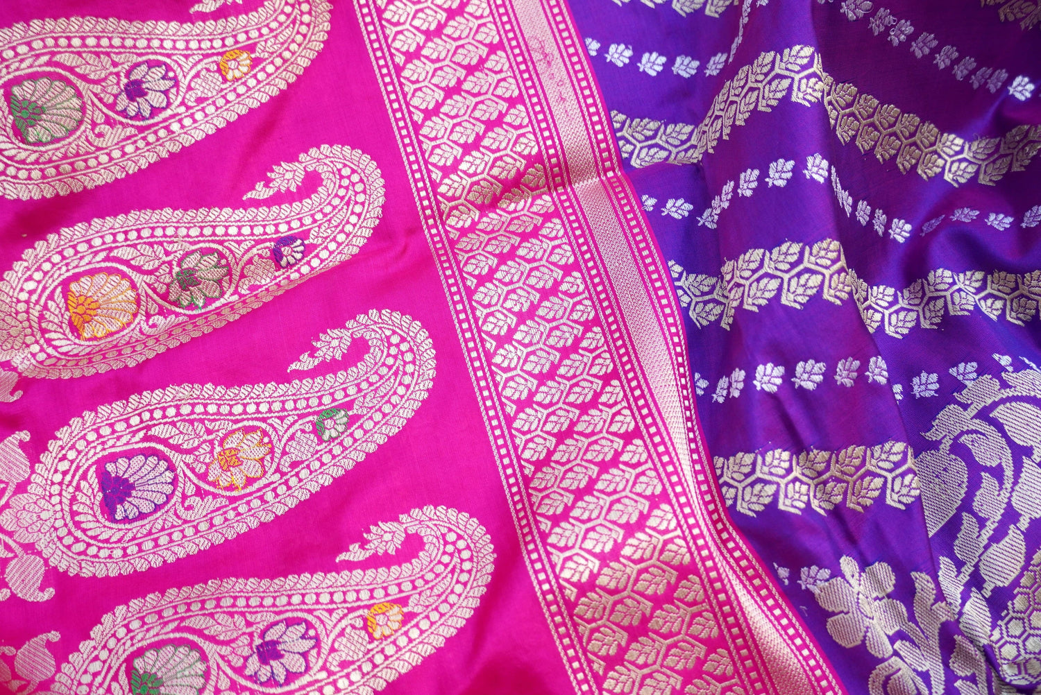 Handloom Banarasi Rangkat Silk Dupatta