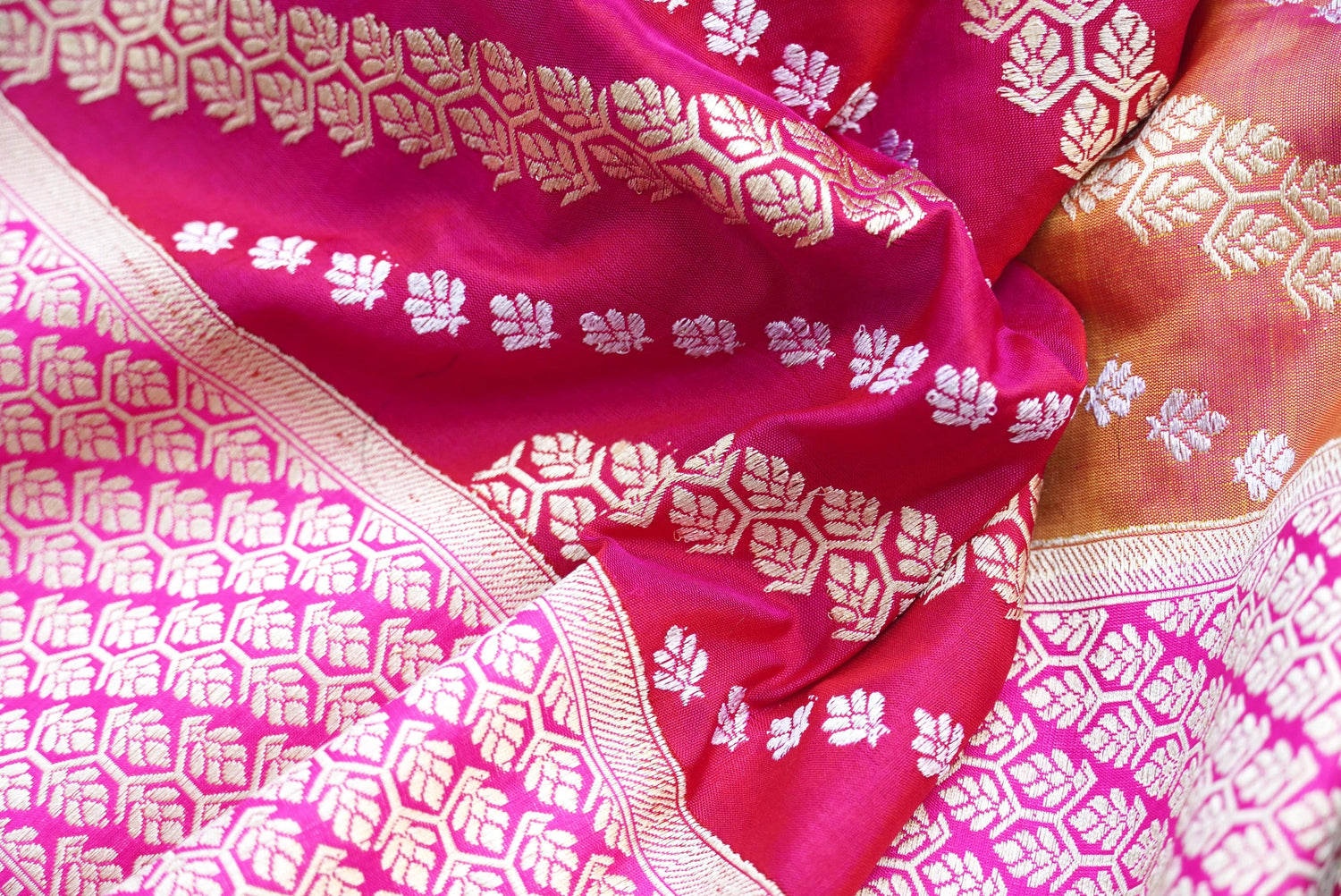 Handloom Banarasi Rangkat Silk Dupatta
