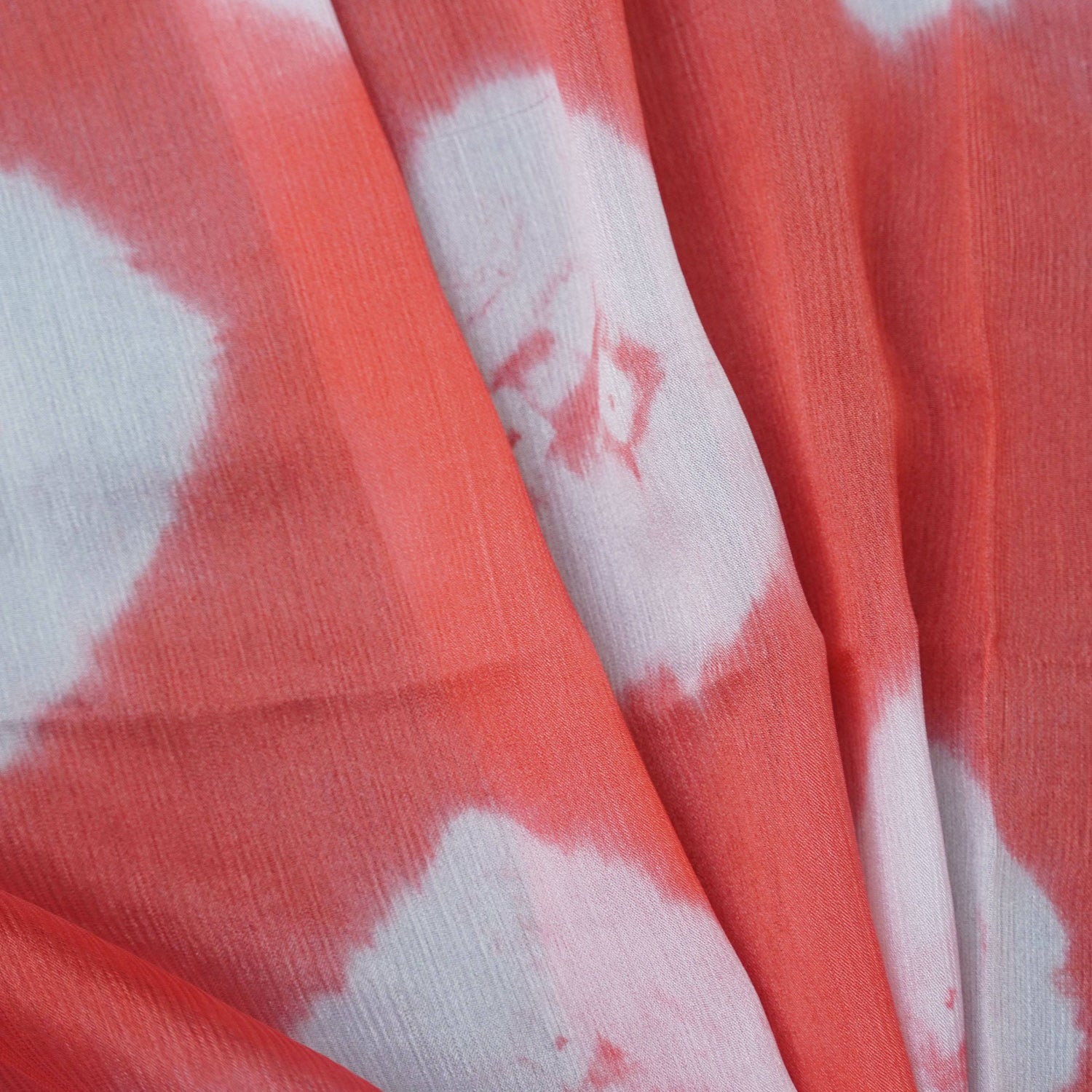 Pure Silk Chinon Shibori Fabric