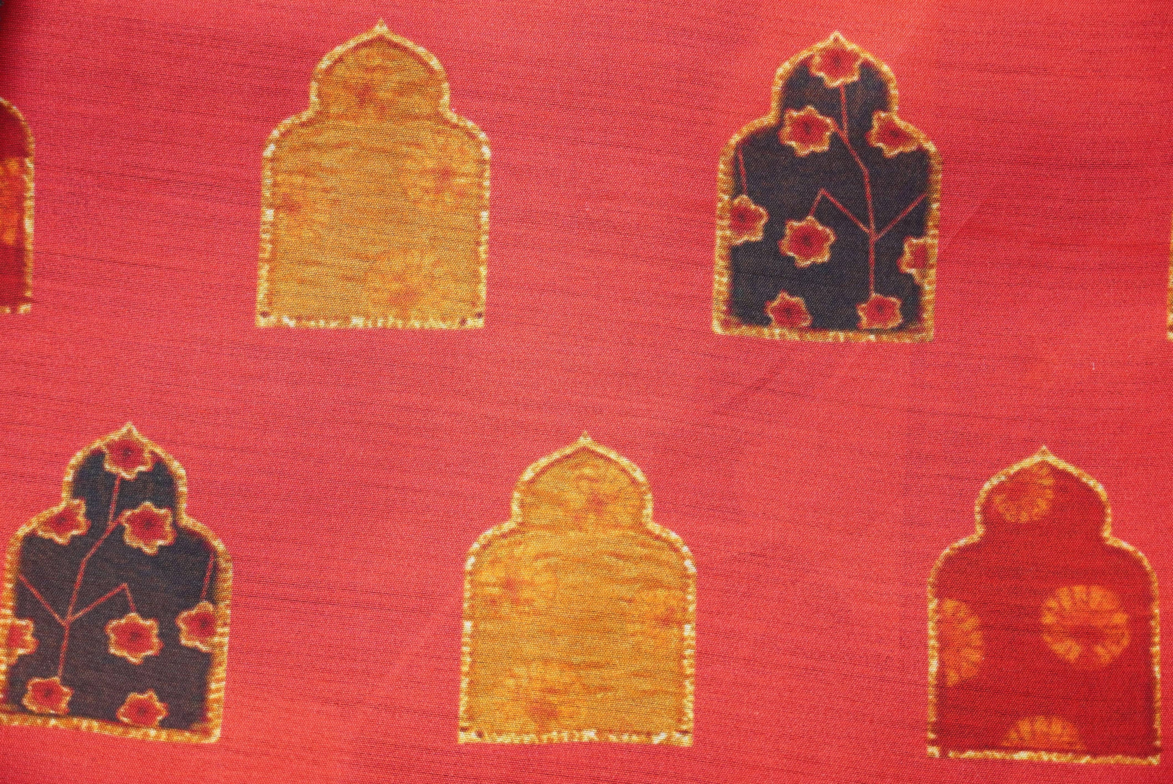 Organza Silk Print Multicolor Saree