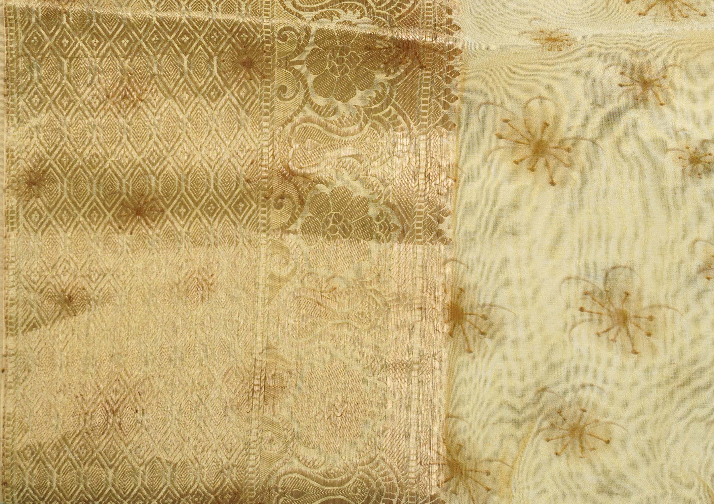 Organza Silk Print Saree