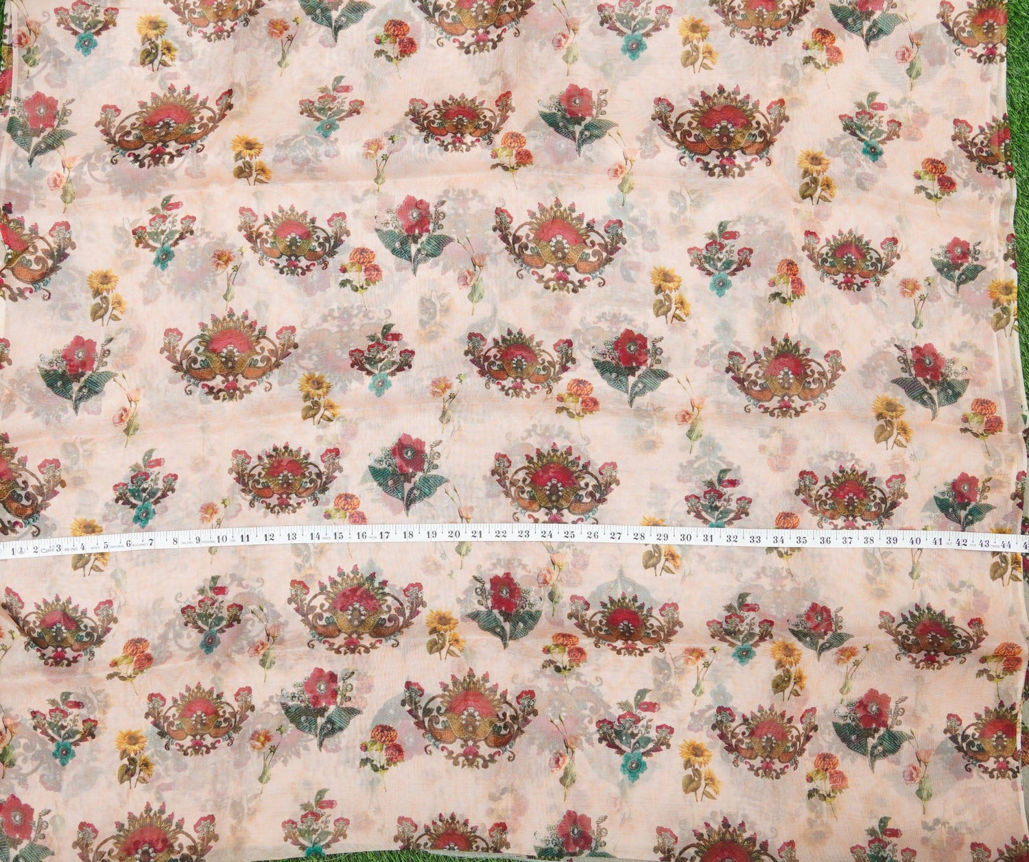 Pure Organza Silk Print Fabric