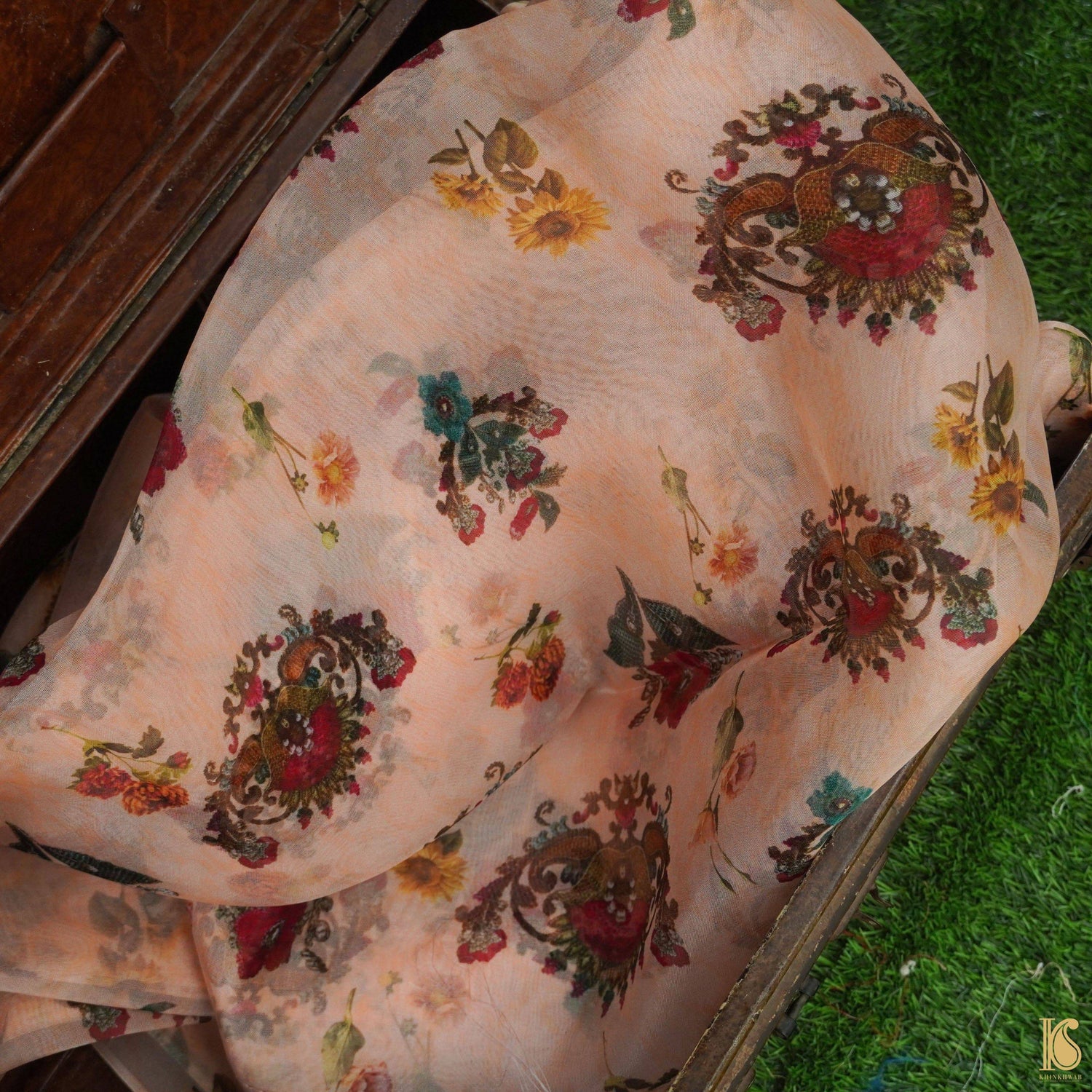 Pure Organza Silk Print Fabric