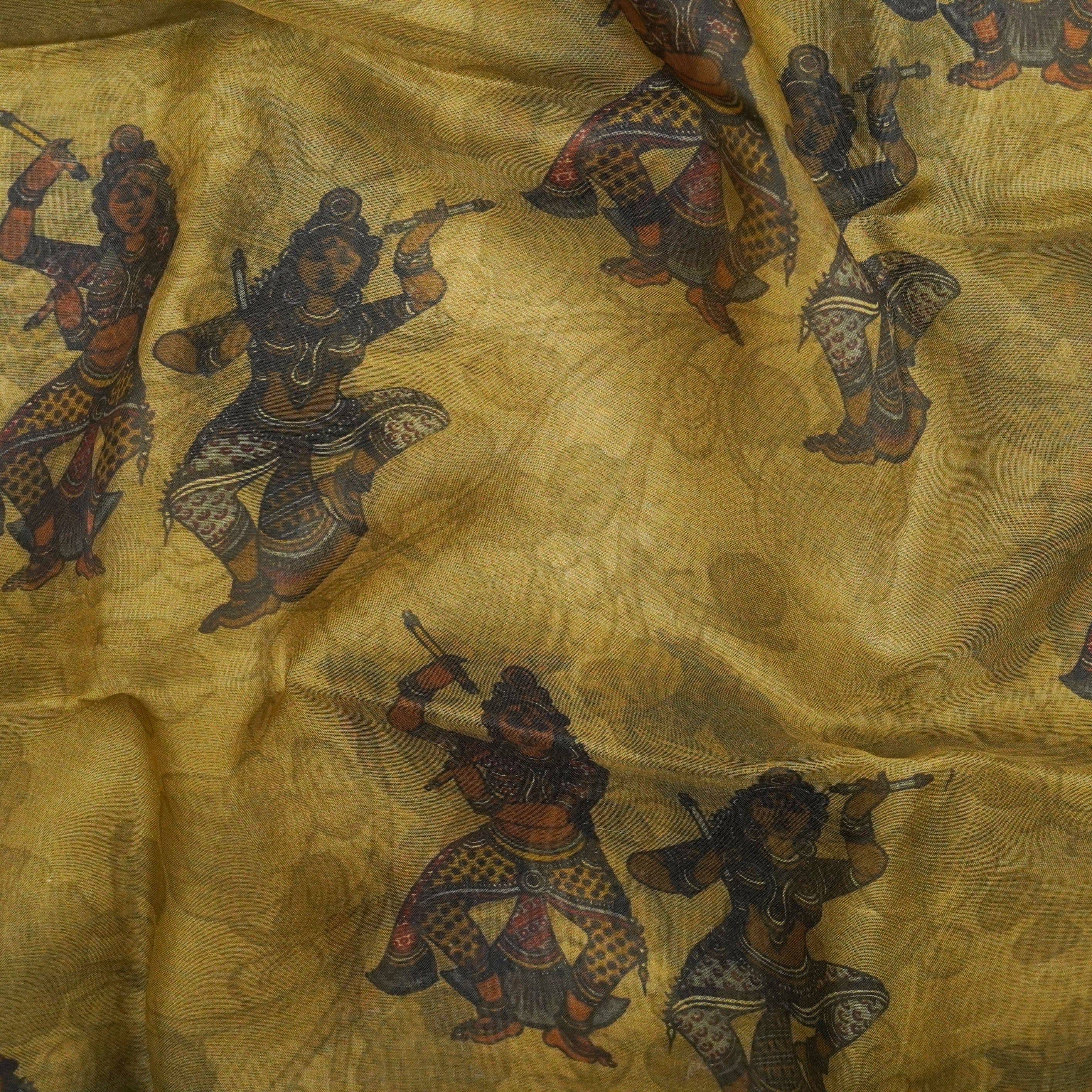 Pure Organza Silk Print Fabric