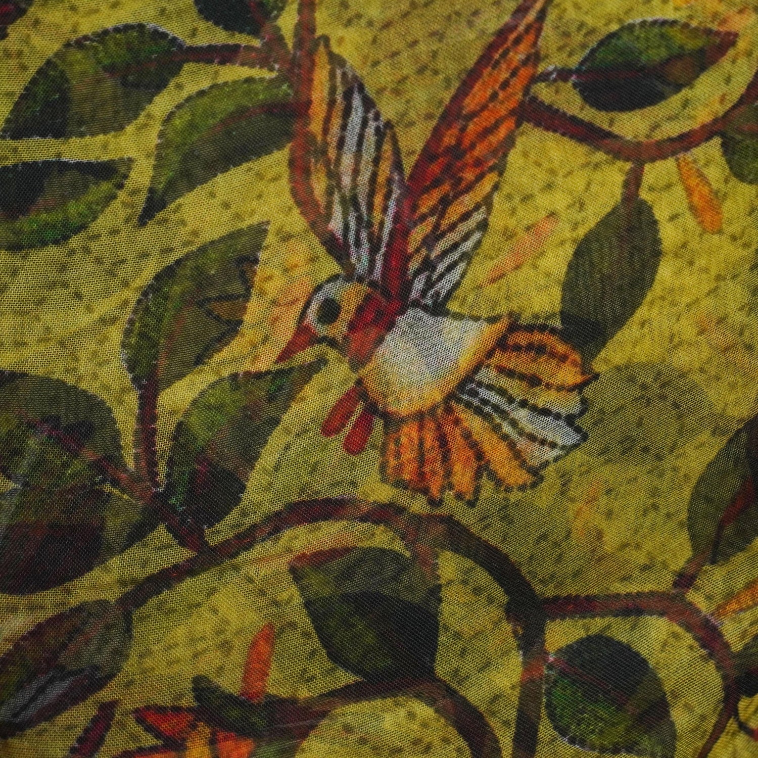 Pure Organza Silk Print Fabric