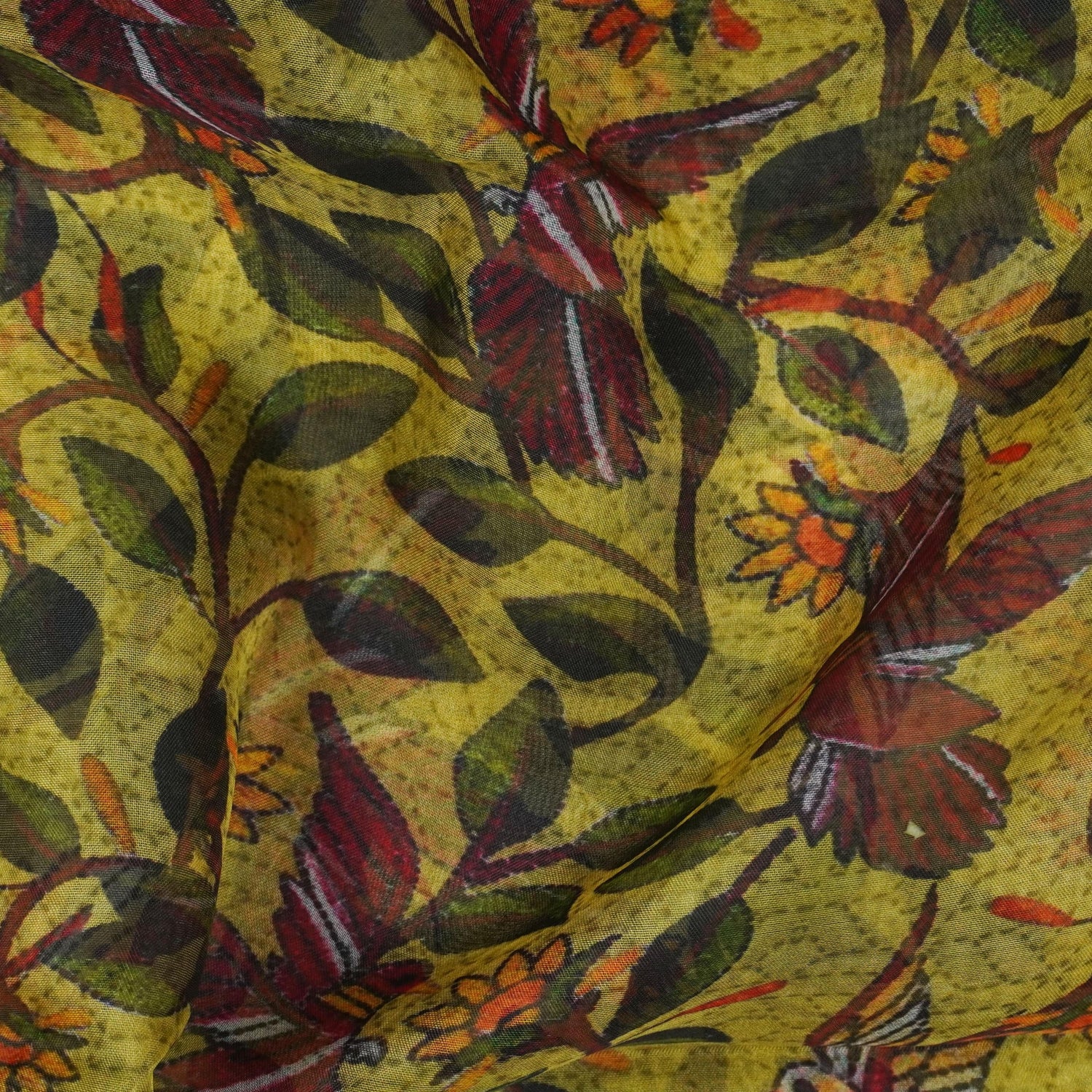 Pure Organza Silk Print Fabric