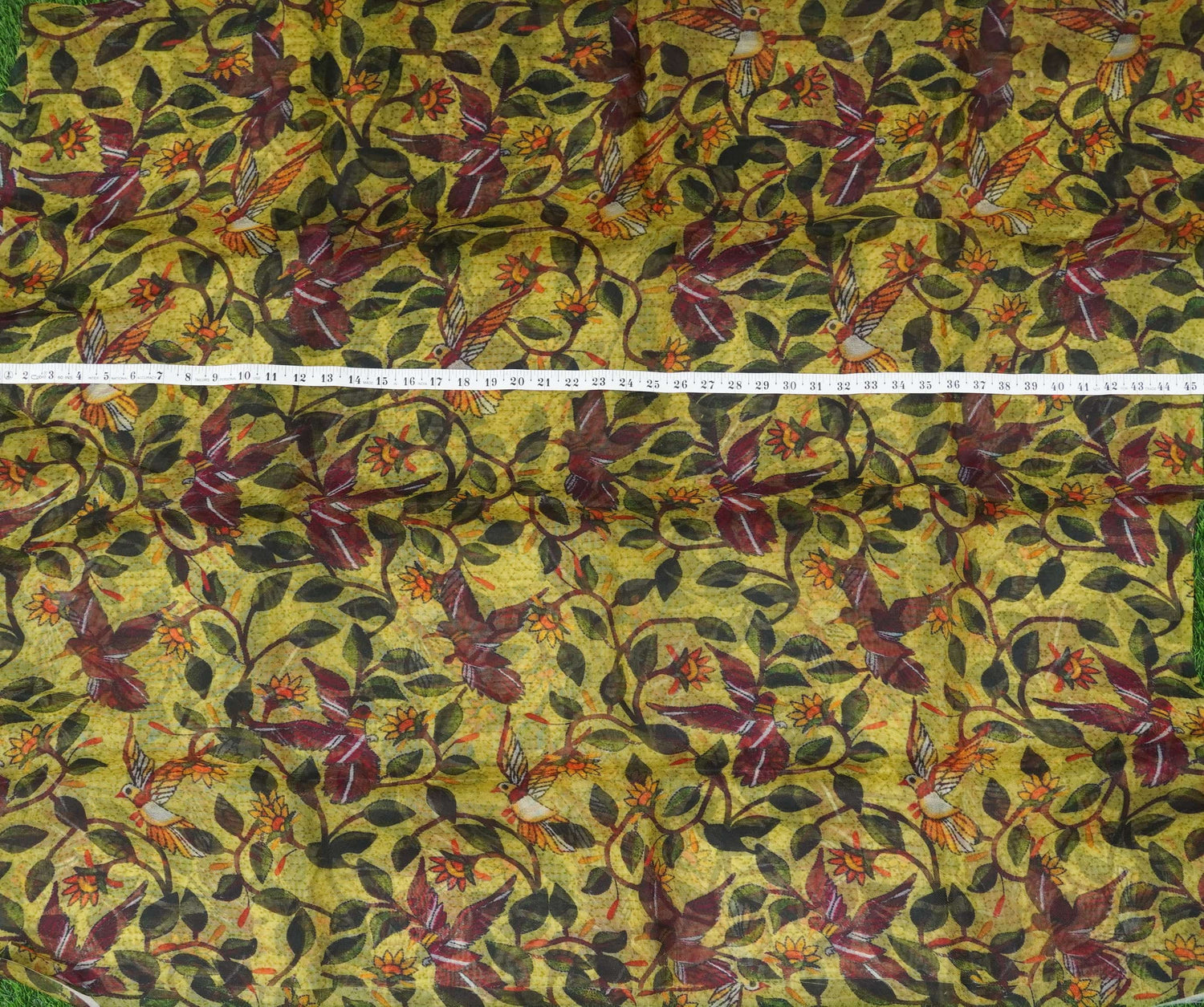 Pure Organza Silk Print Fabric