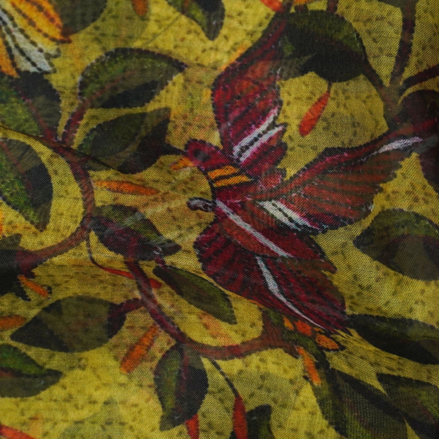 Pure Organza Silk Print Fabric