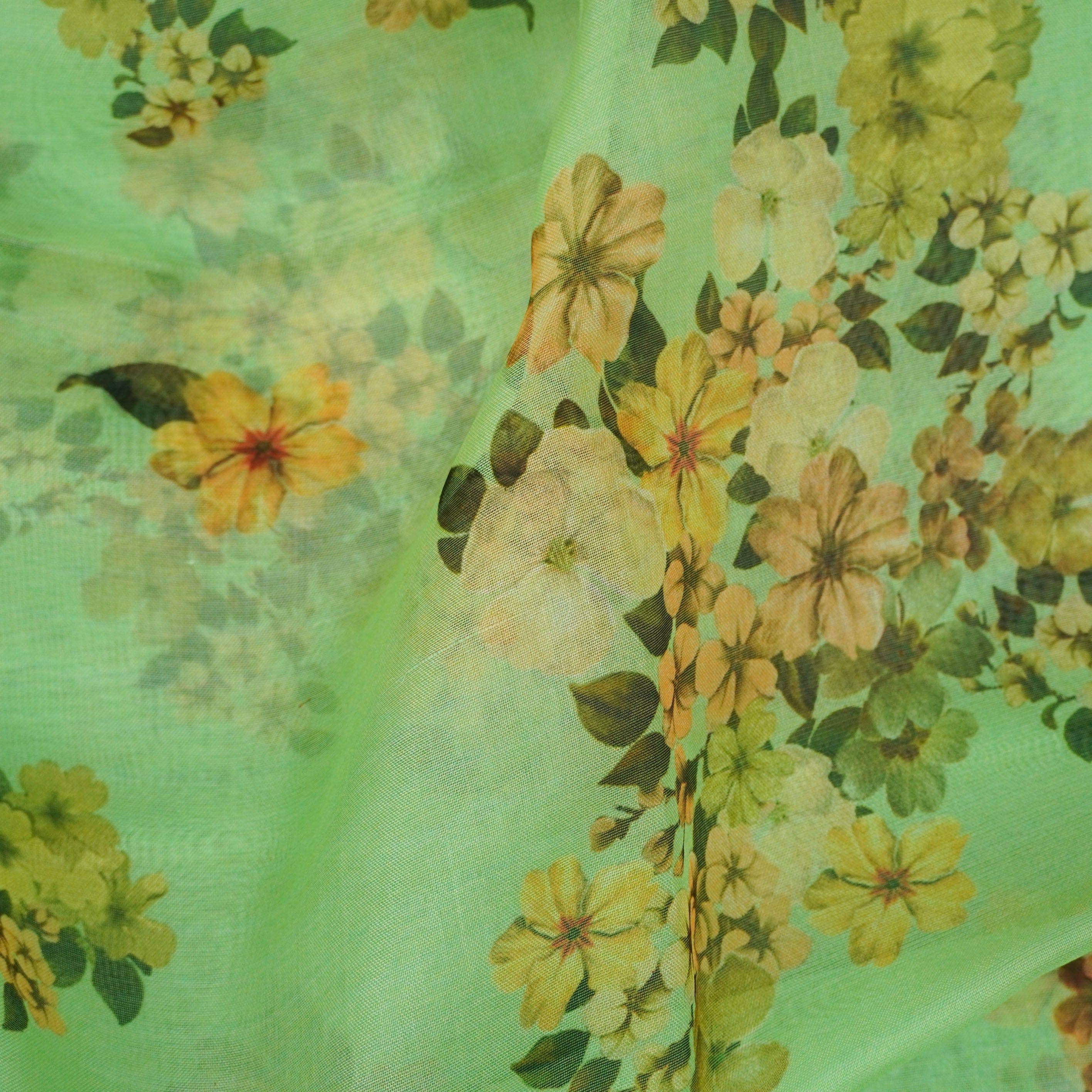 Pure Organza Silk Print Fabric