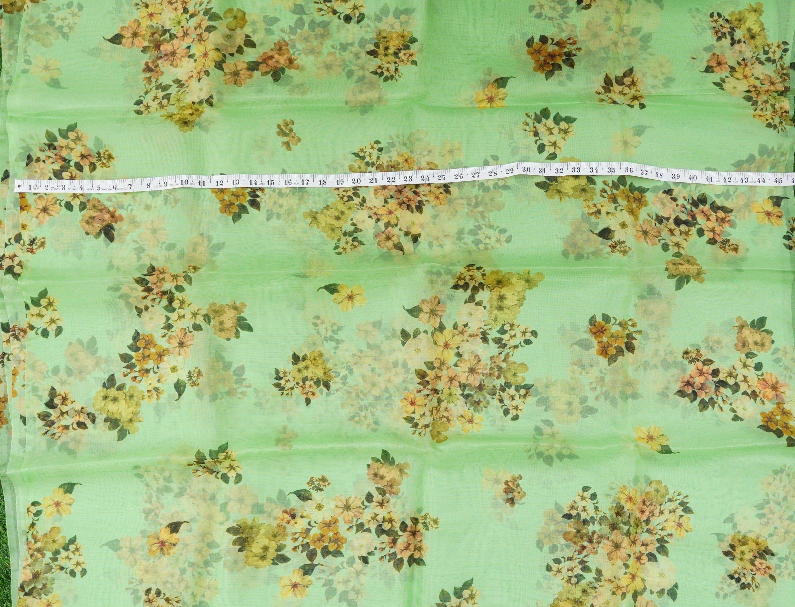Pure Organza Silk Print Fabric
