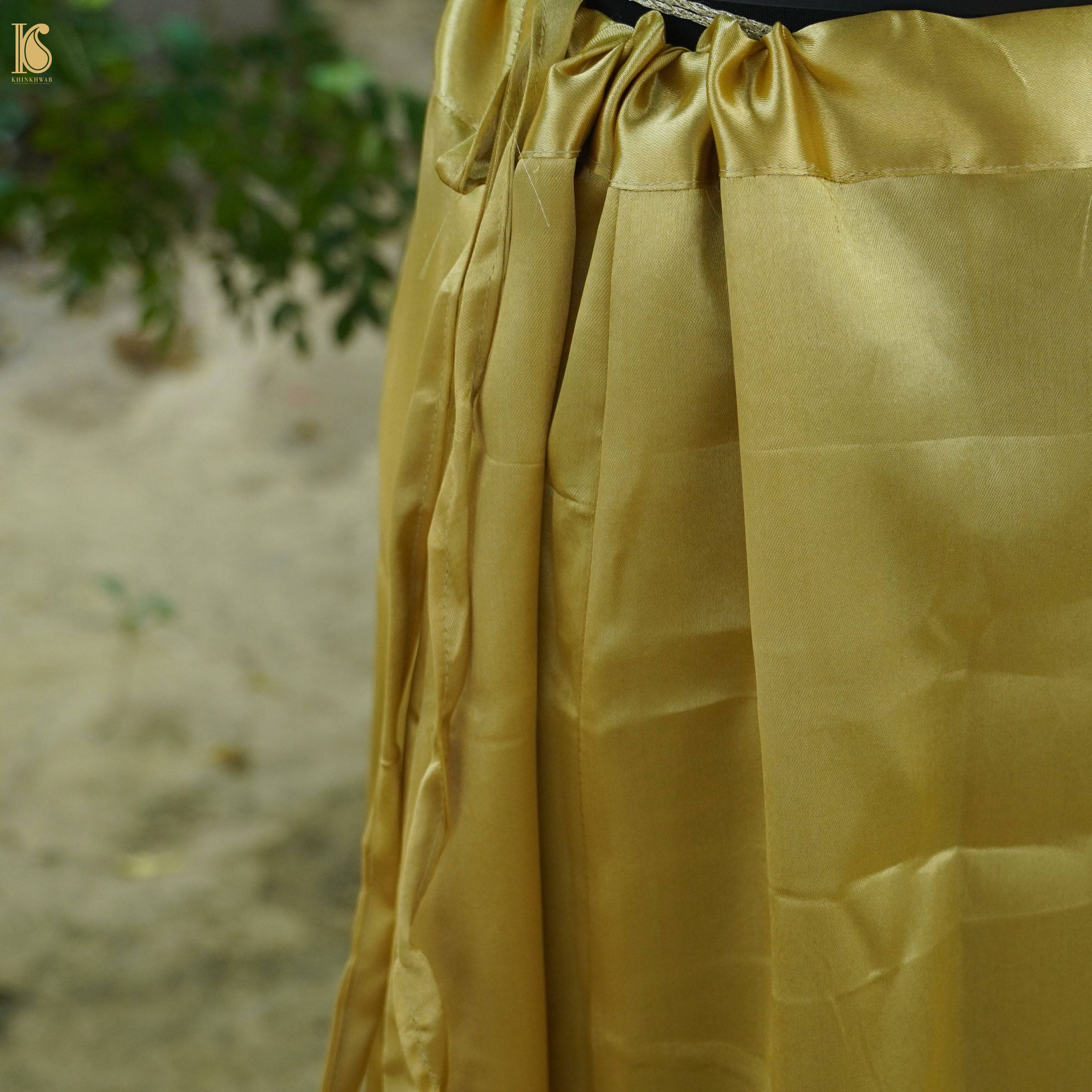 Gold Pure Satin Underskirts