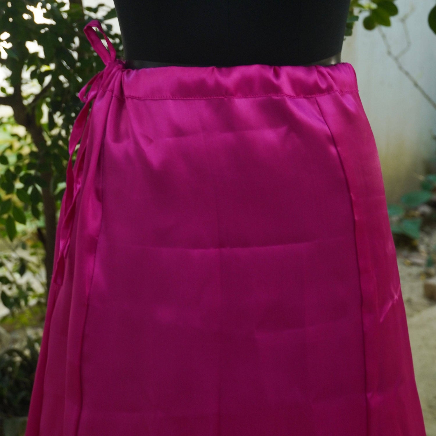 Pink Pure Satin Underskirts