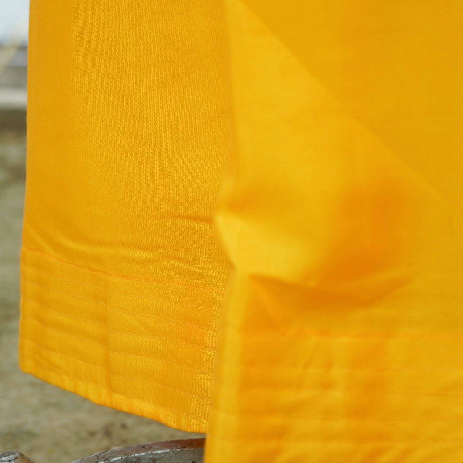 Yellow Pure Satin Underskirts