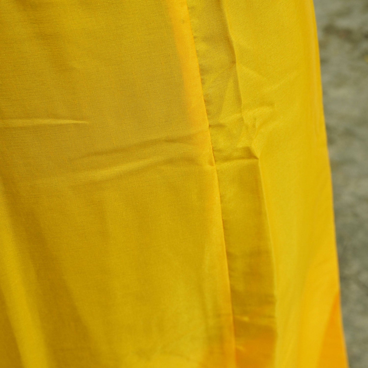 Yellow Pure Satin Underskirts