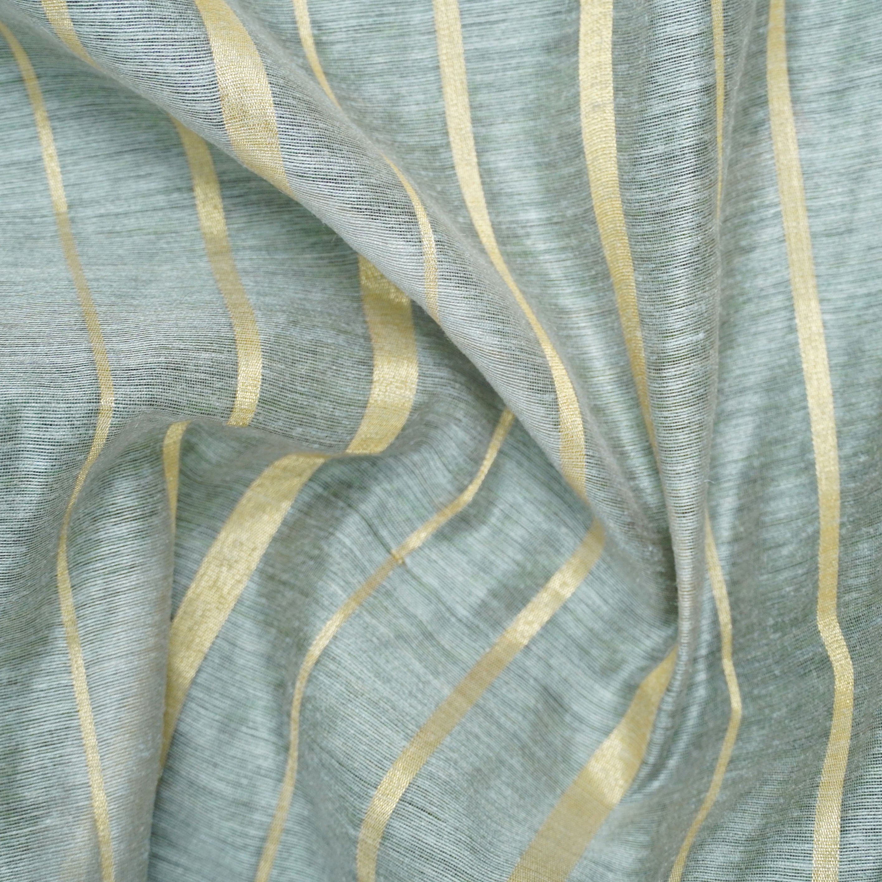 Moonga Silk Handloom Banarasi Fabric with Border