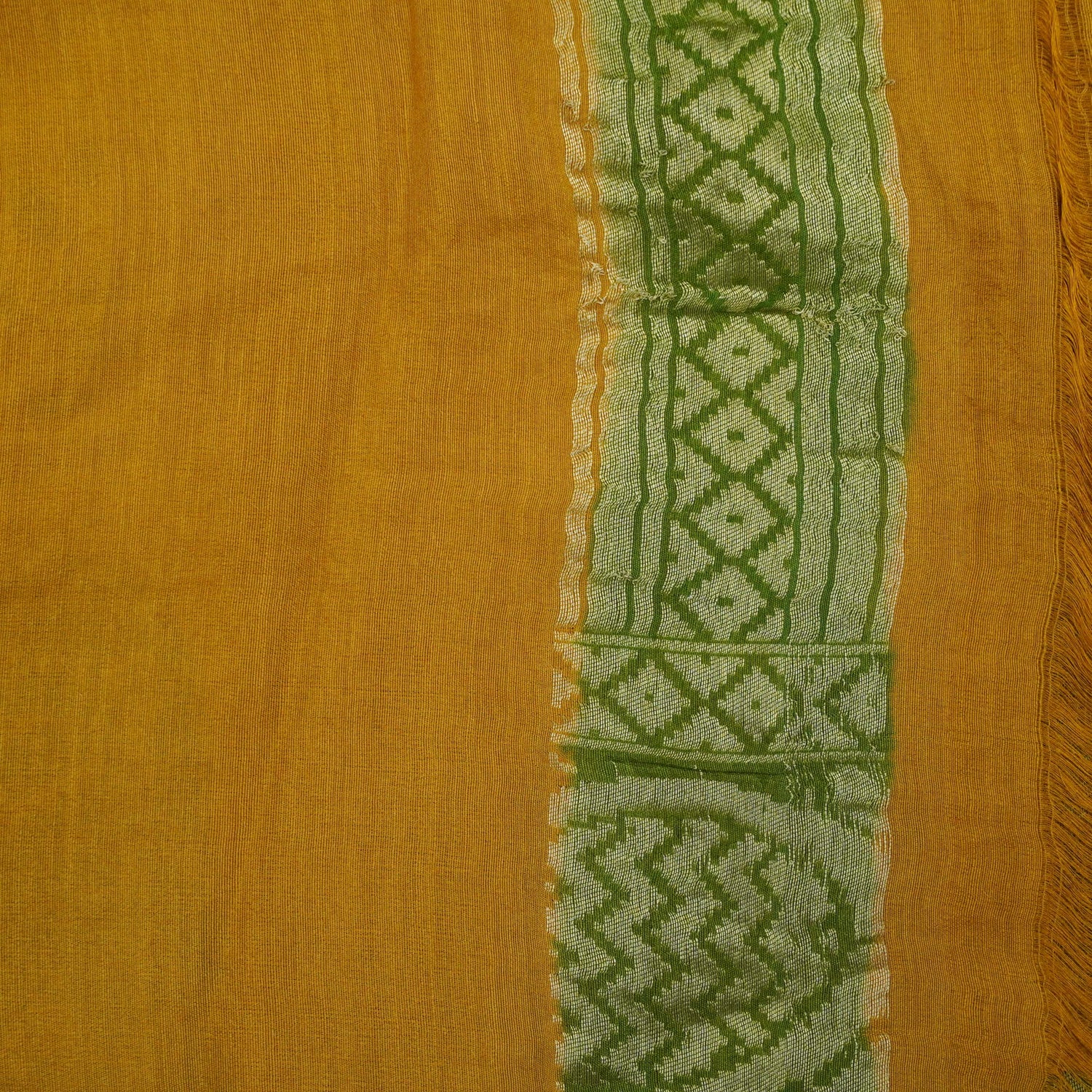 Moonga Silk Handloom Banarasi Hand Brush Saree