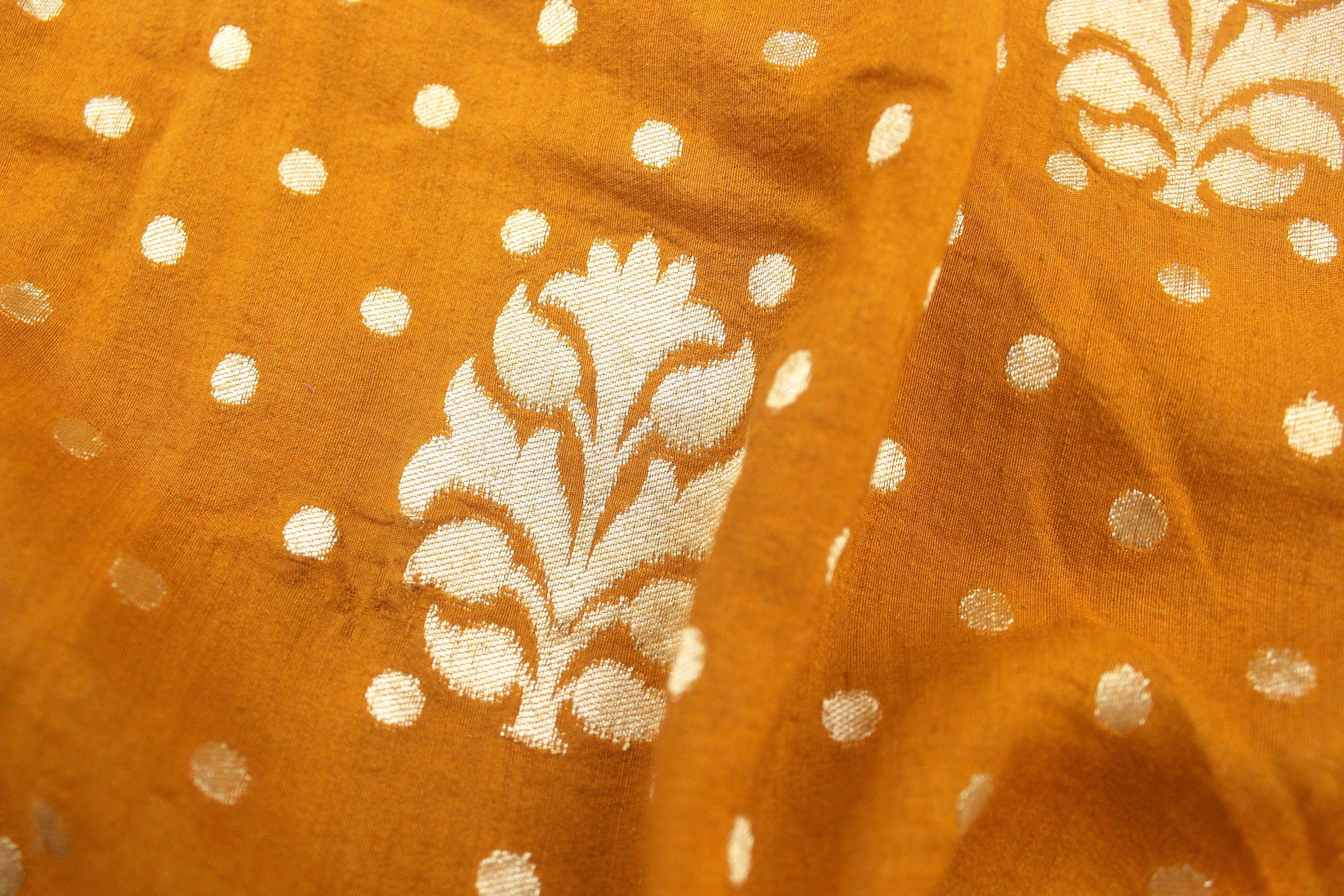 Moonga Silk Handloom Banarasi Saree