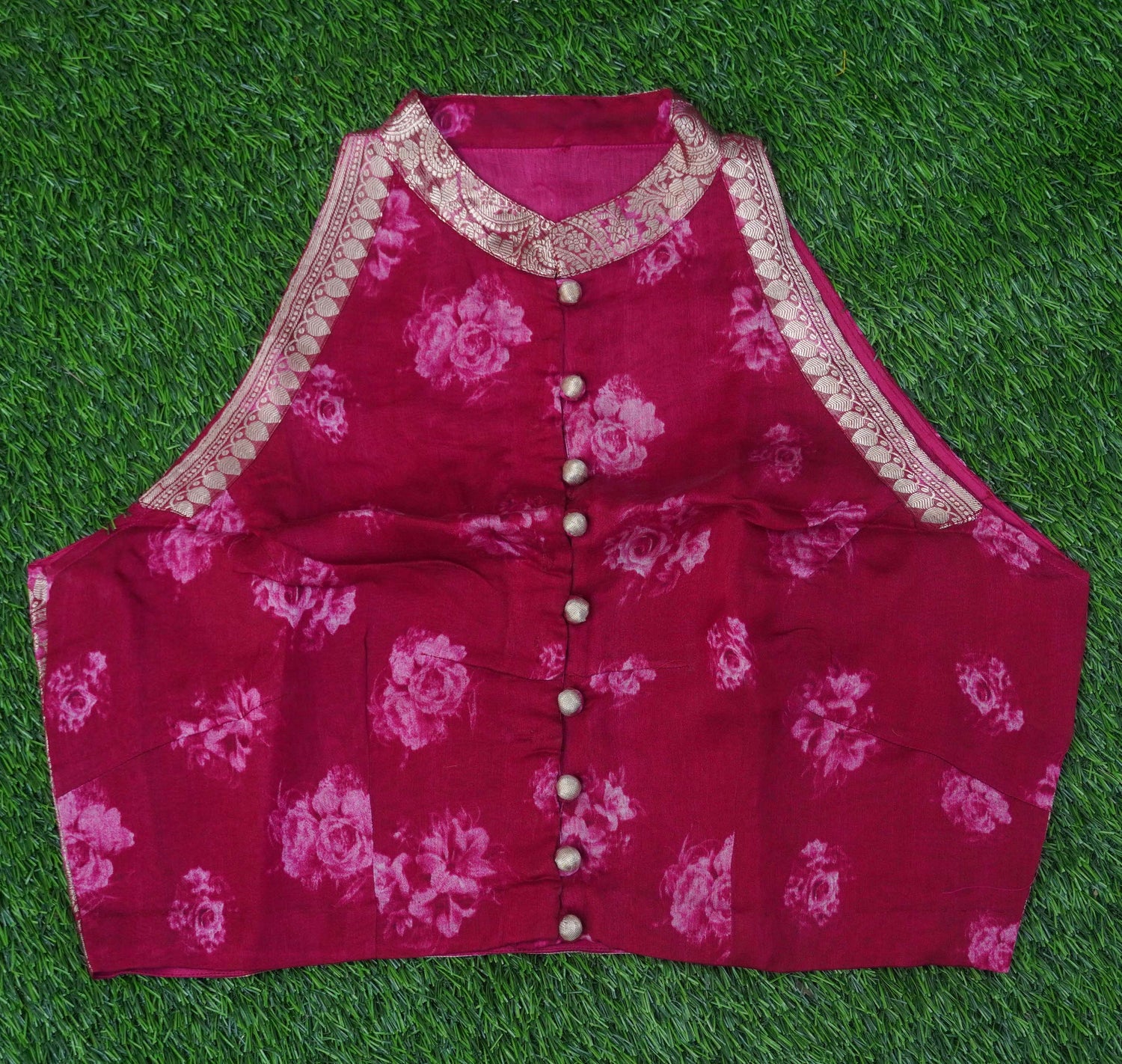 Blouse Stitching Simple With Pads