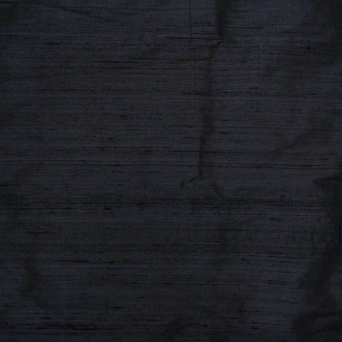 Black Pure Raw Silk Banarasi Fabric