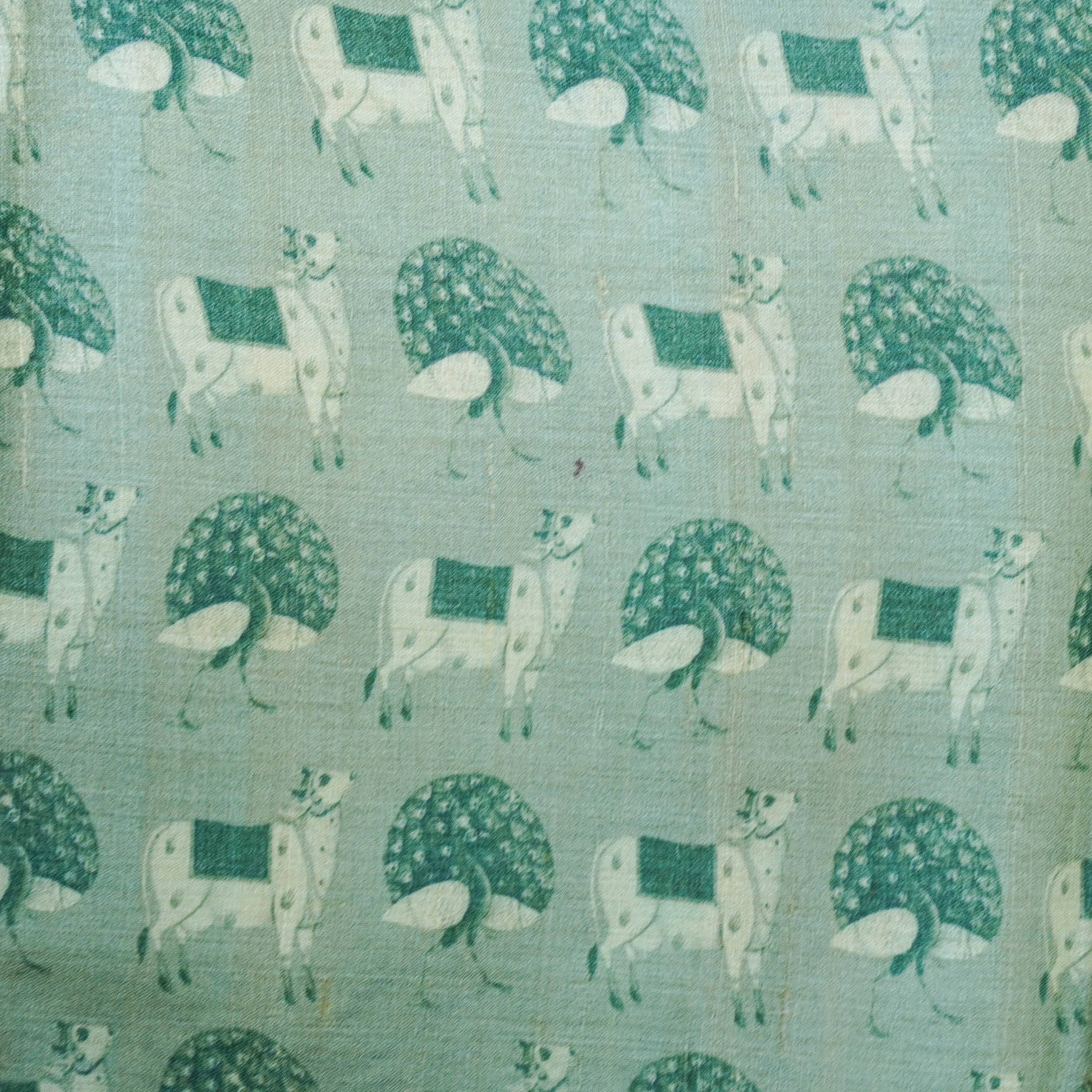 Tussar Silk Cow Print Saree