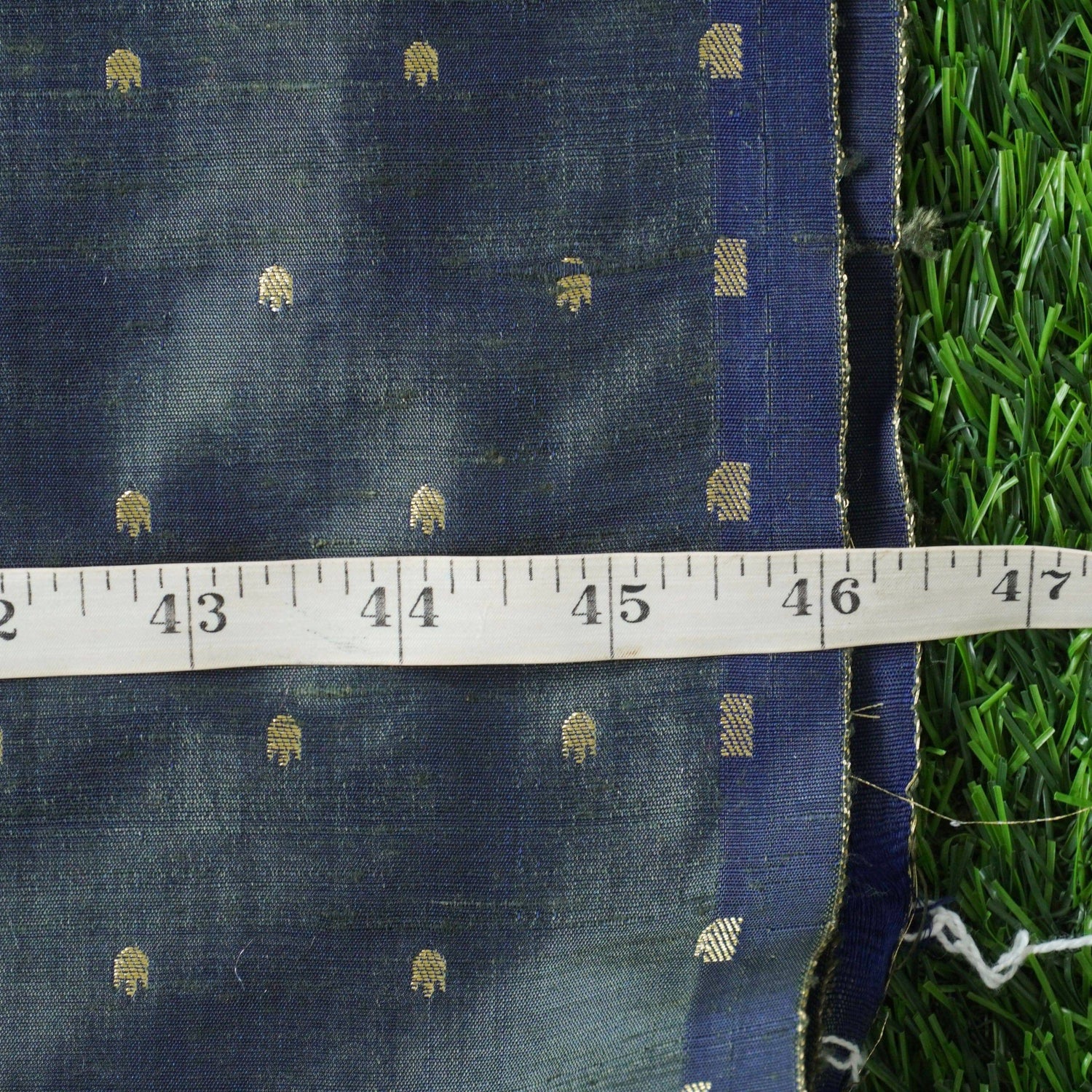 Handwoven Pure Tussar Silk Banarasi Fabric
