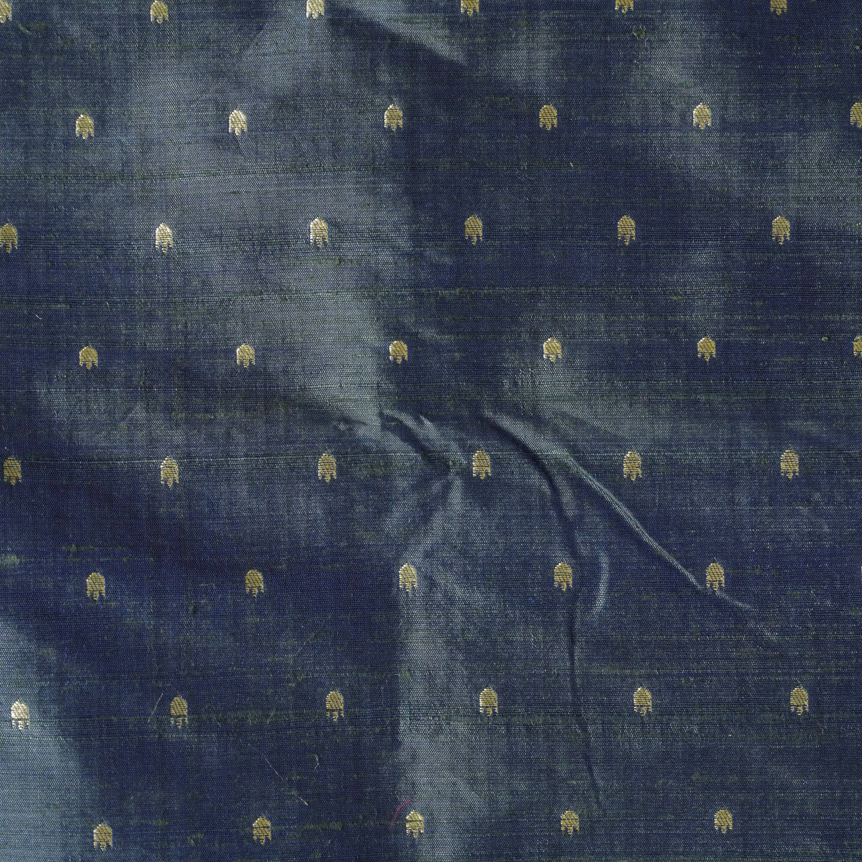 Handwoven Pure Tussar Silk Banarasi Fabric