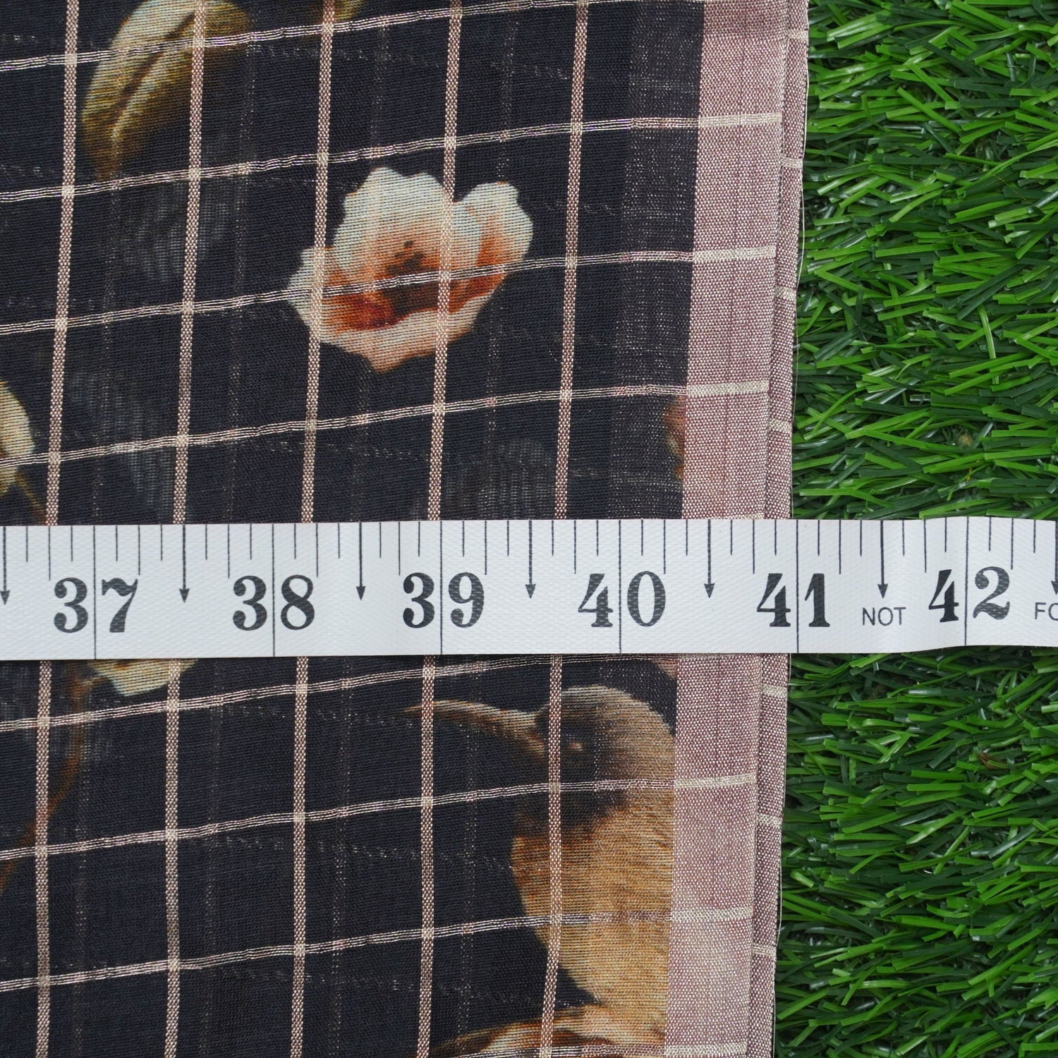 Pure Chanderi Silk Print Fabric