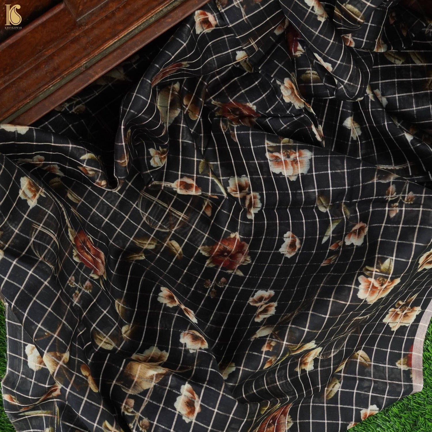 Pure Chanderi Silk Print Fabric