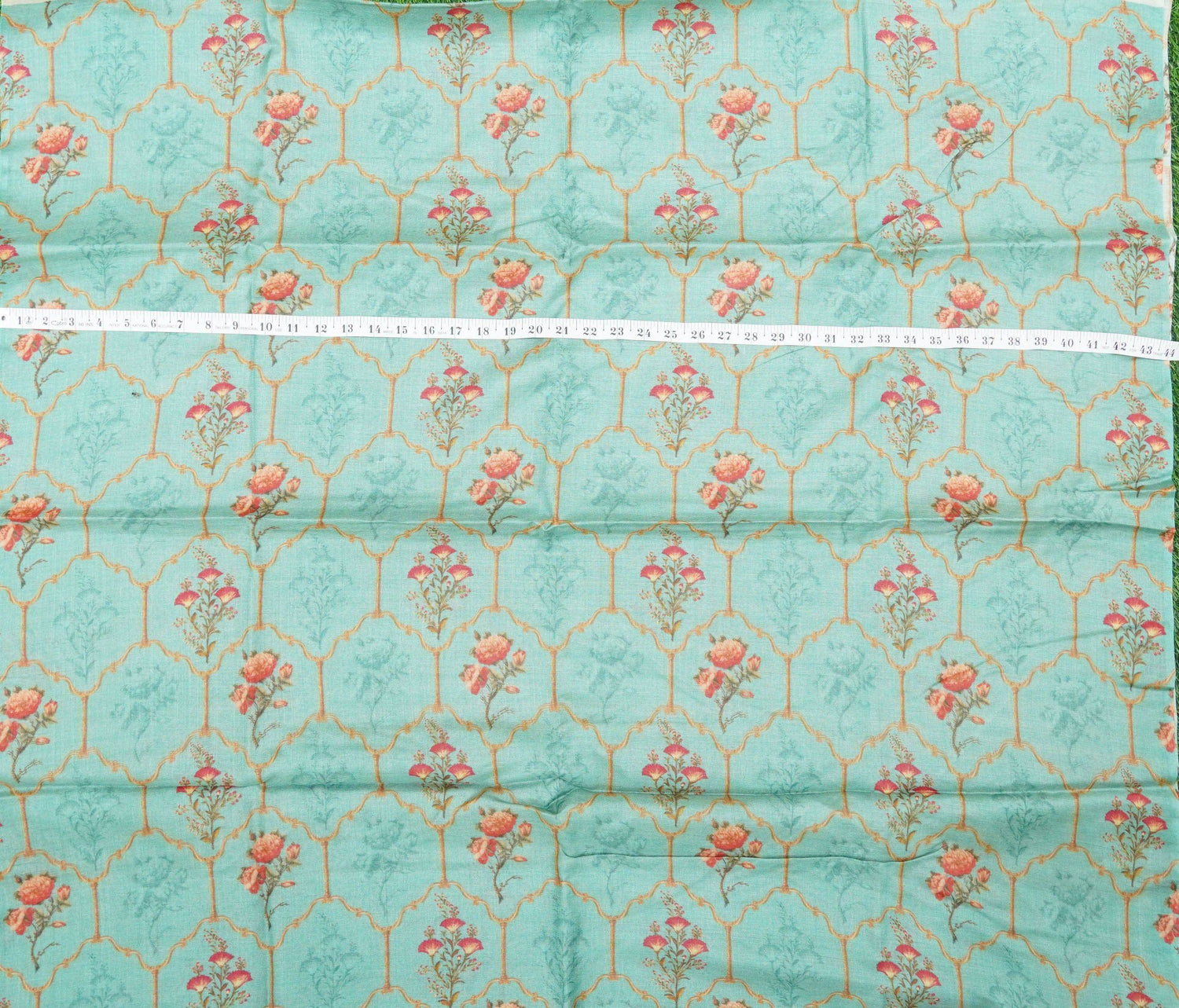 Pure Tussar Georgette Silk Print Fabric