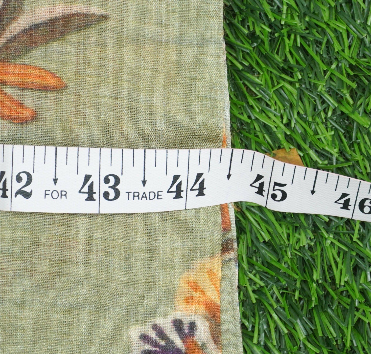 Pure Tussar Georgette Silk Print Fabric