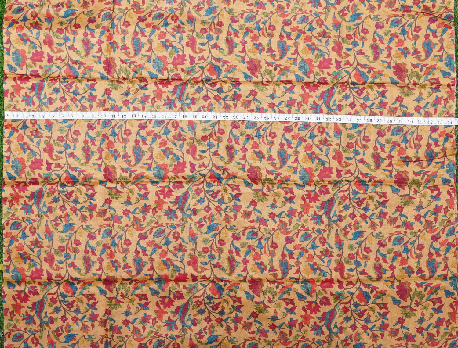 Pure Tussar Georgette Silk Print Fabric