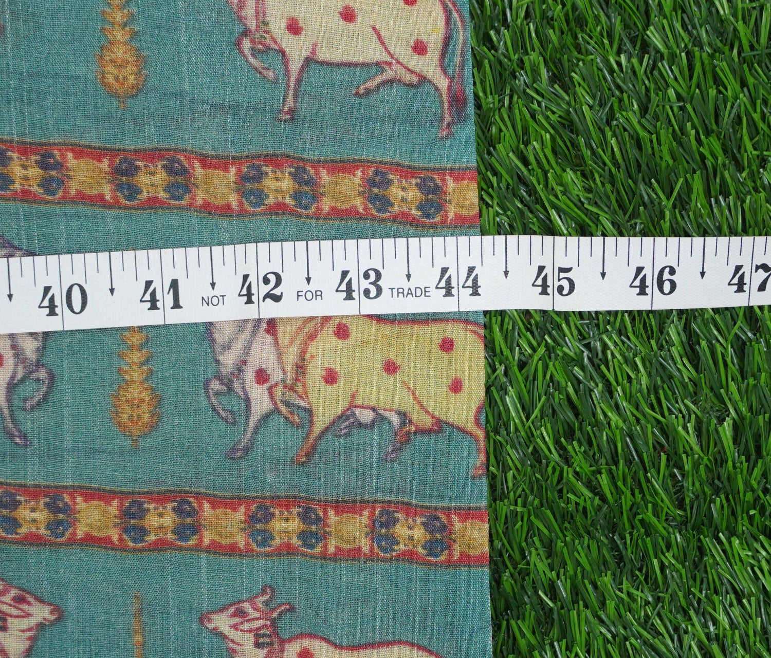 Pure Tussar Georgette Silk Print Fabric