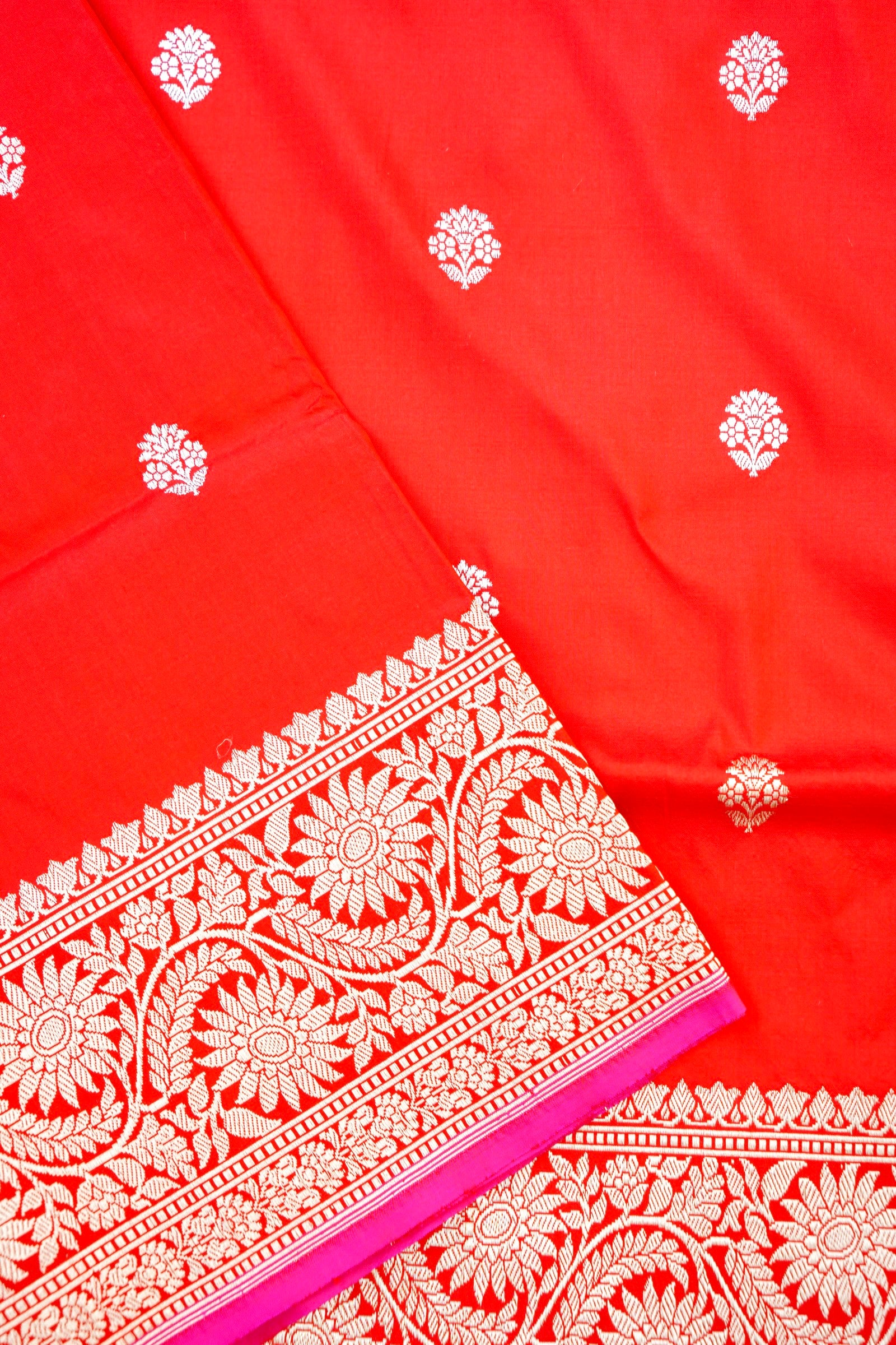 Handloom Banarasi Pure Katan Silk Kadwa Saree