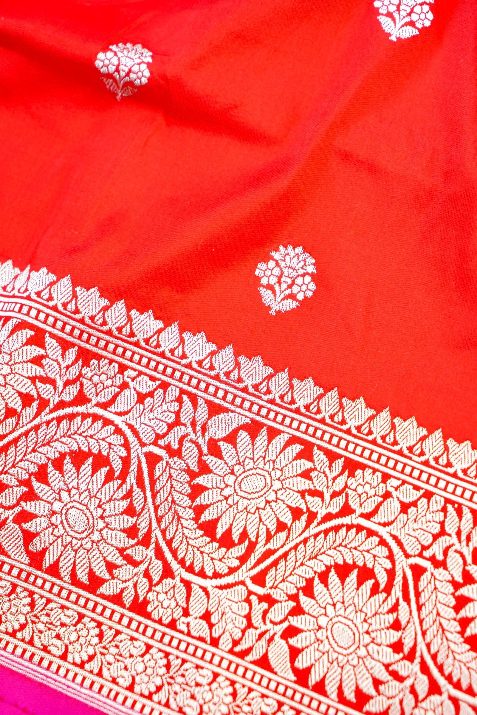 Handloom Banarasi Pure Katan Silk Kadwa Saree