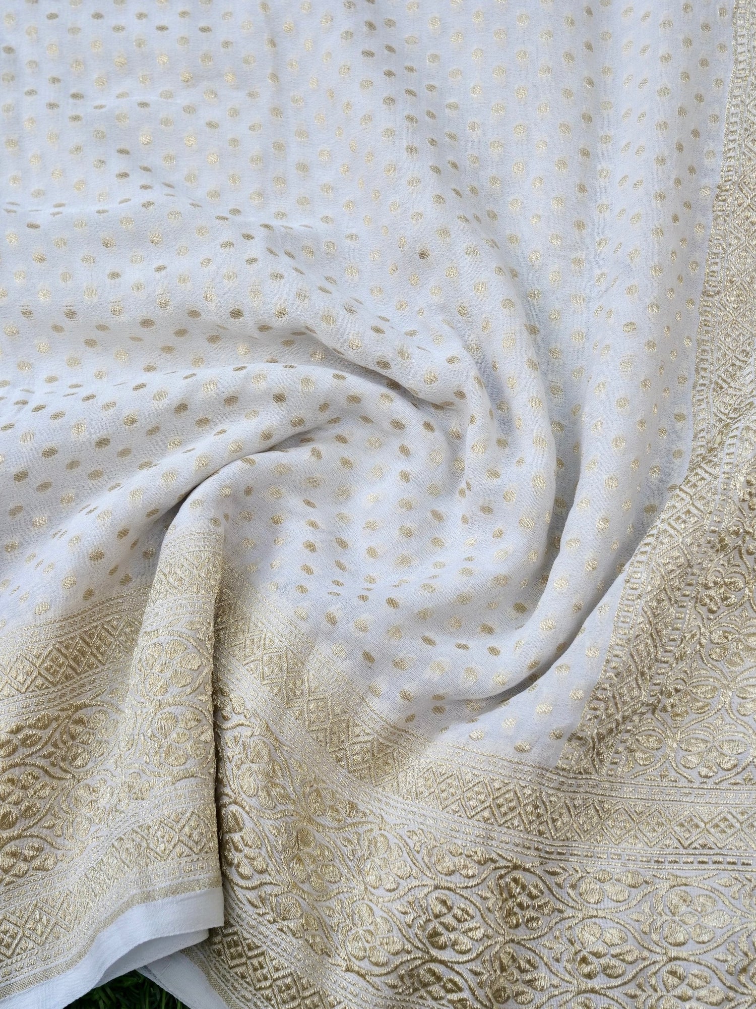Handwoven Banarasi Georgette Saree