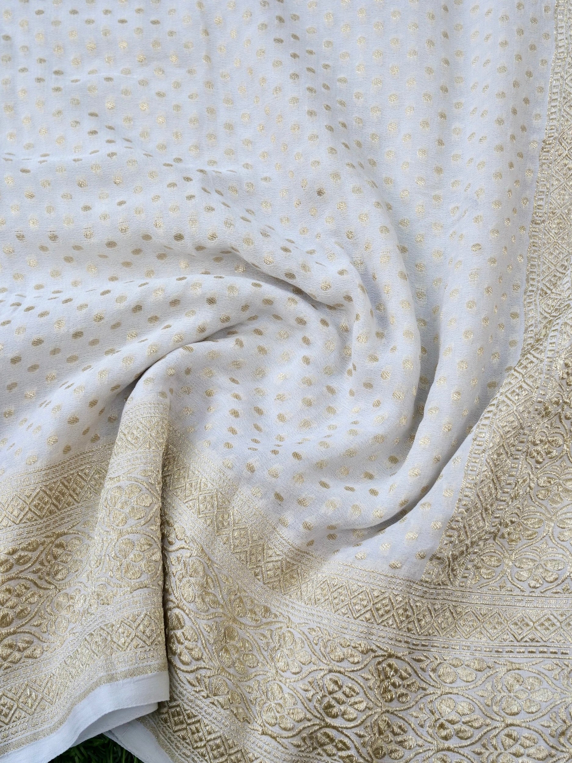 Handwoven Banarasi Georgette Saree