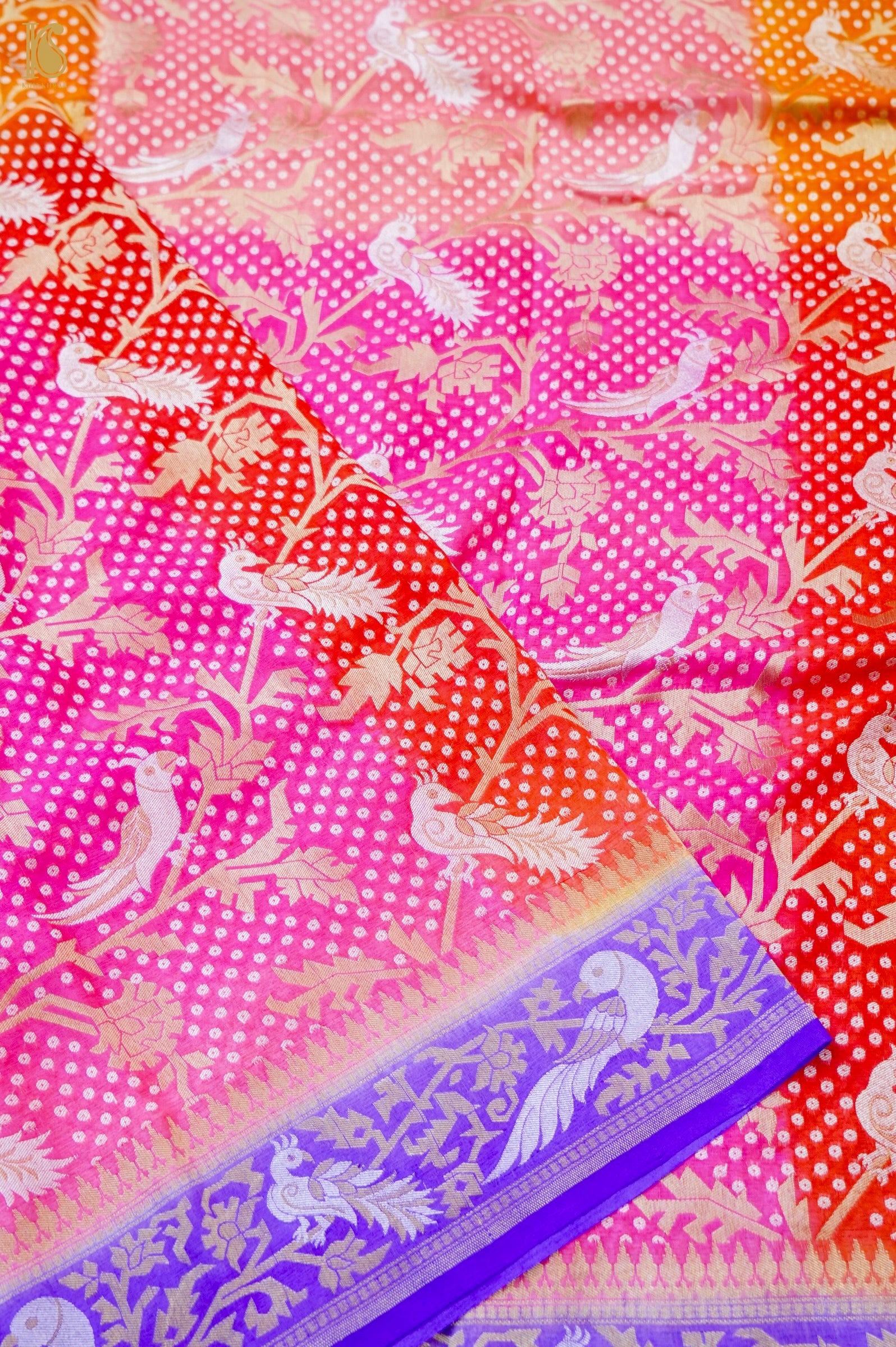 Banarasi Georgette Birds Dupatta