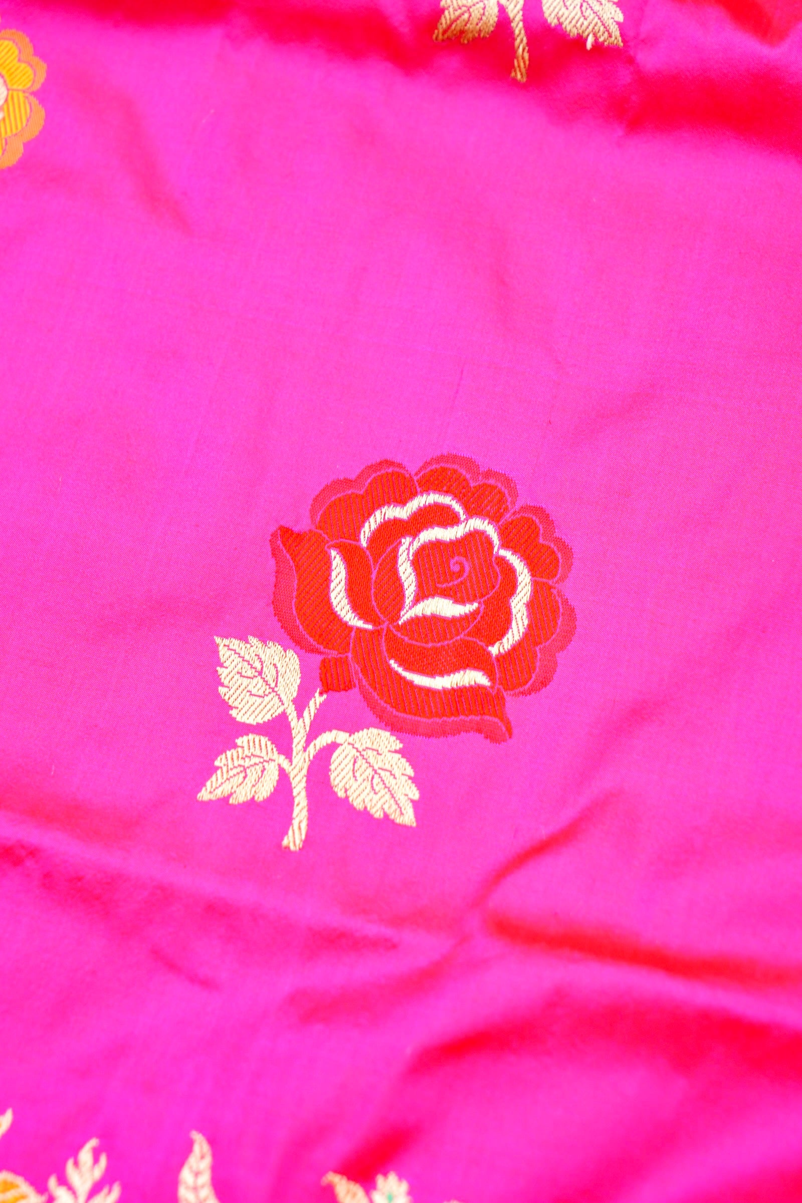 Handloom Banarasi Pure Katan Silk Kadwa Saree