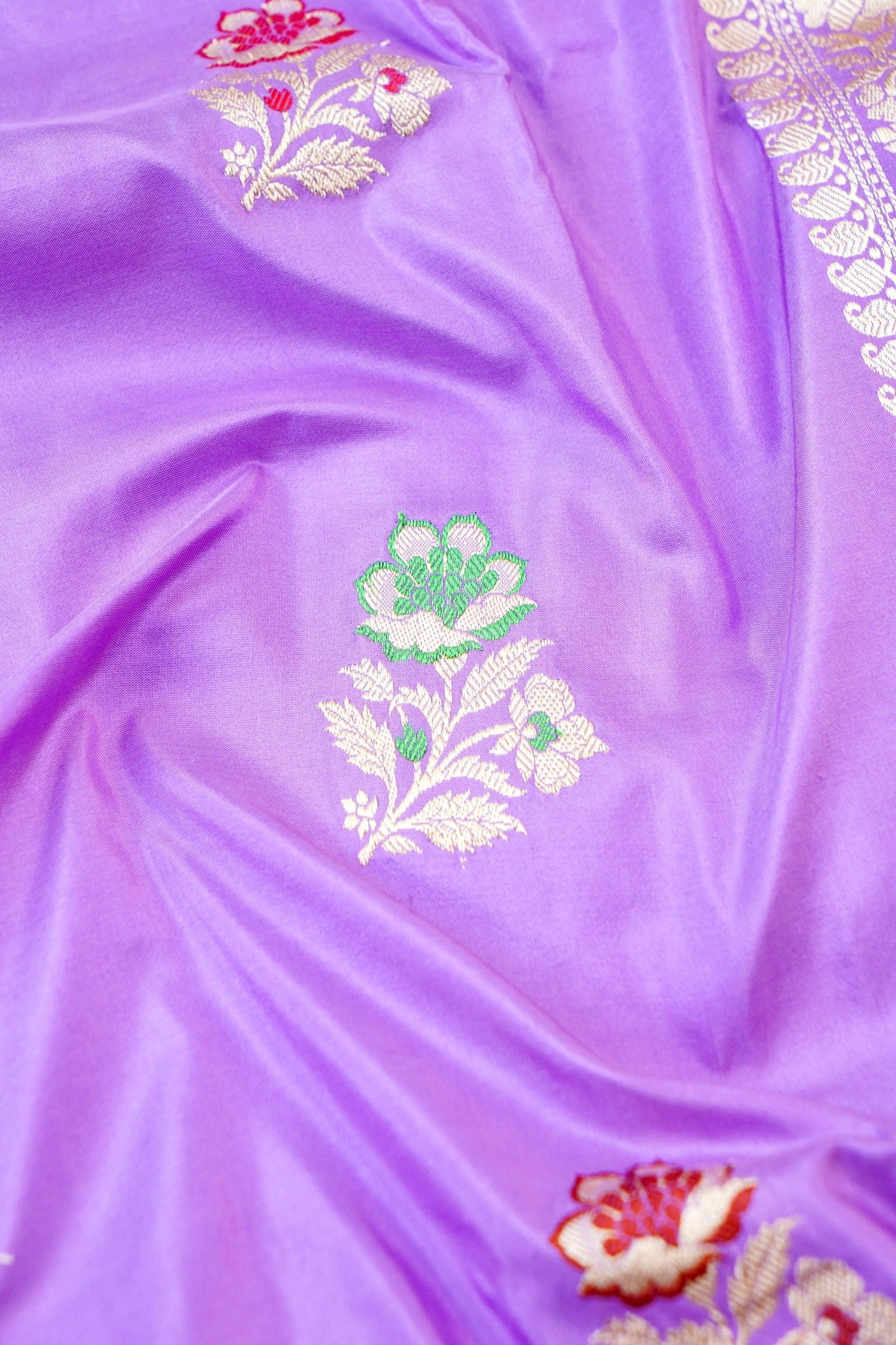 Handloom Banarasi Pure Katan Silk Kadwa Saree