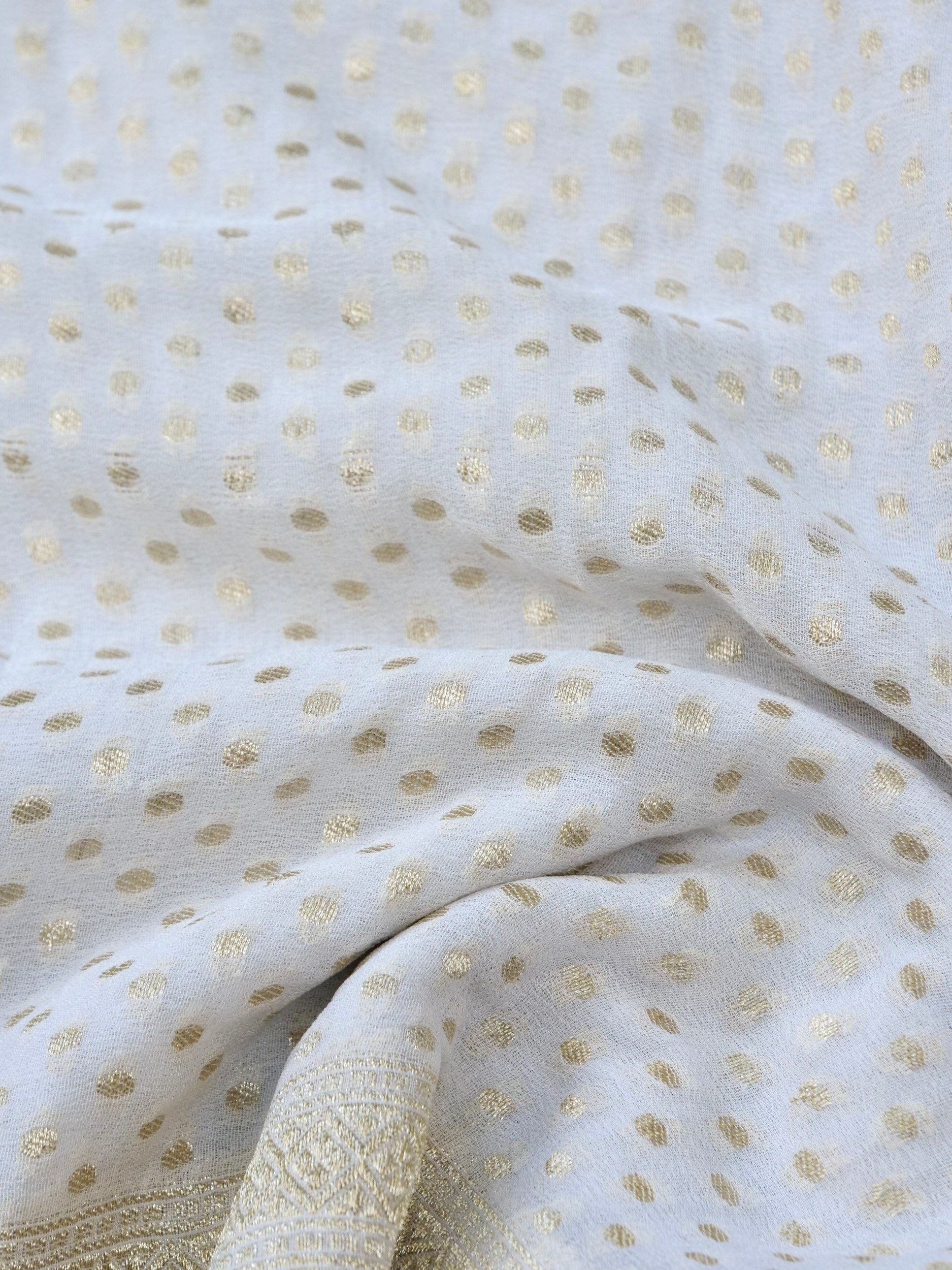 Handwoven Banarasi Georgette Saree