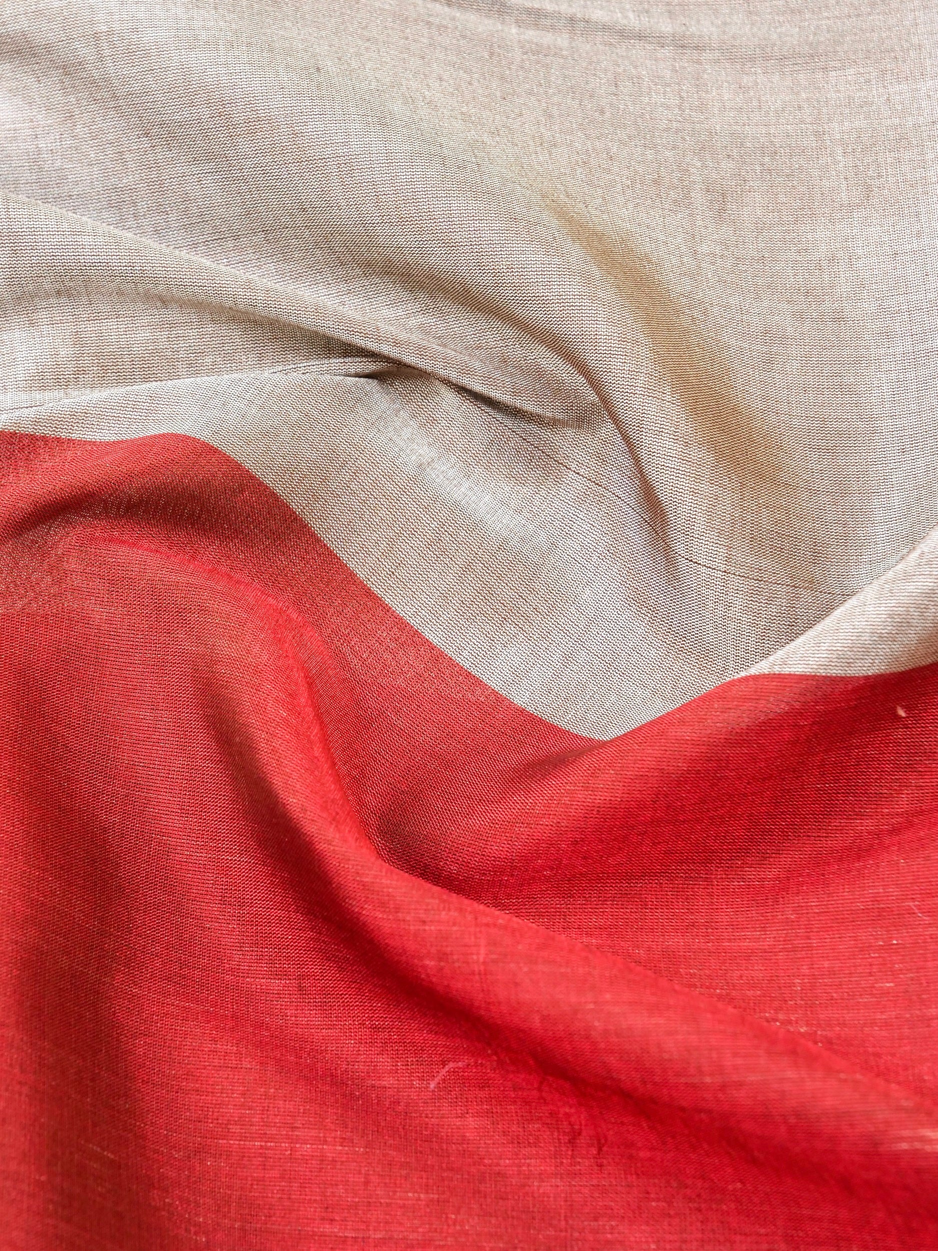 Chanderi Tissue Silk Handwoven Saree