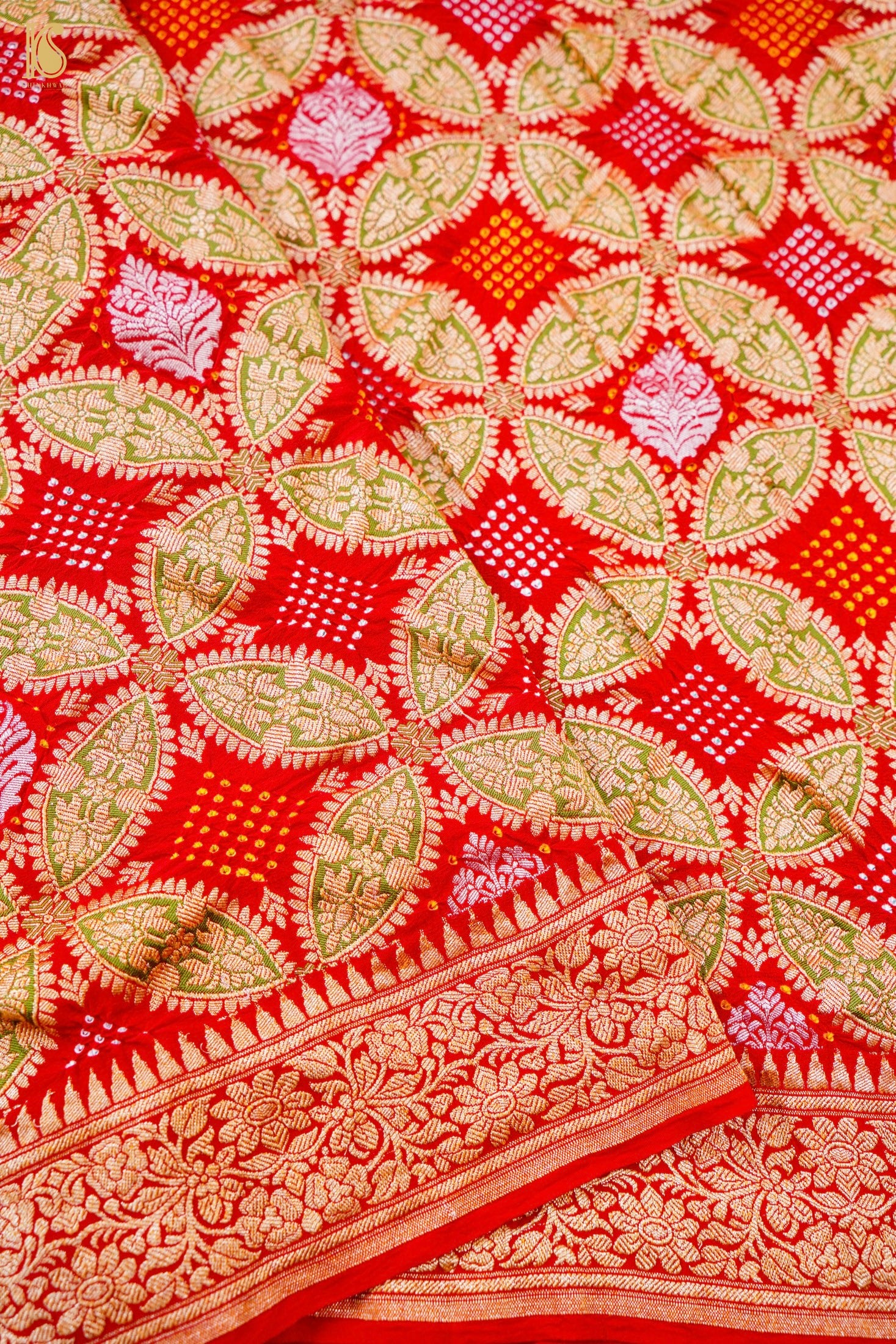 Georgette Banarasi Bandhani Dupatta